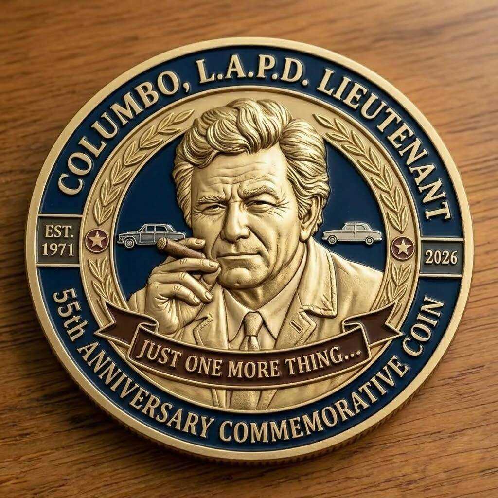 Columbo 55th Anniversary Coin！