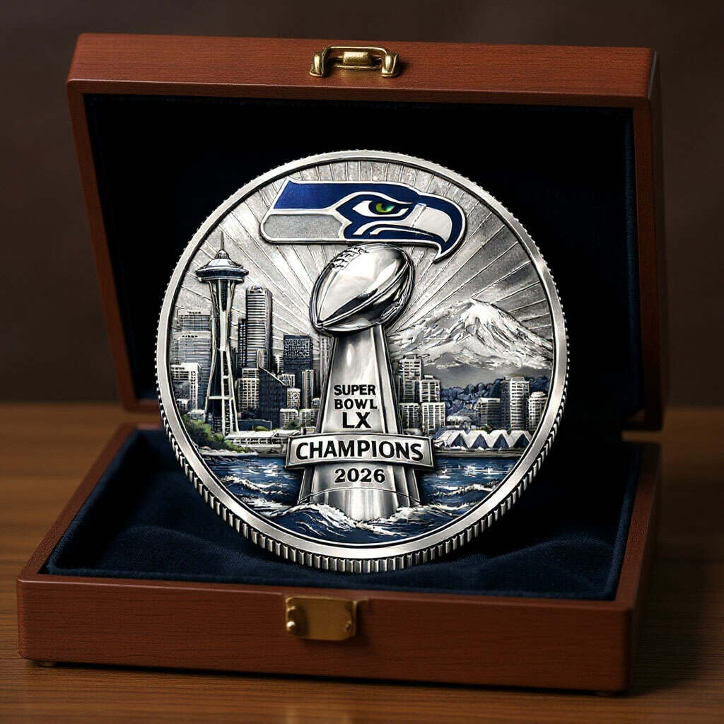 Seahawks Super Bowl LX Championship Commemorative Coin