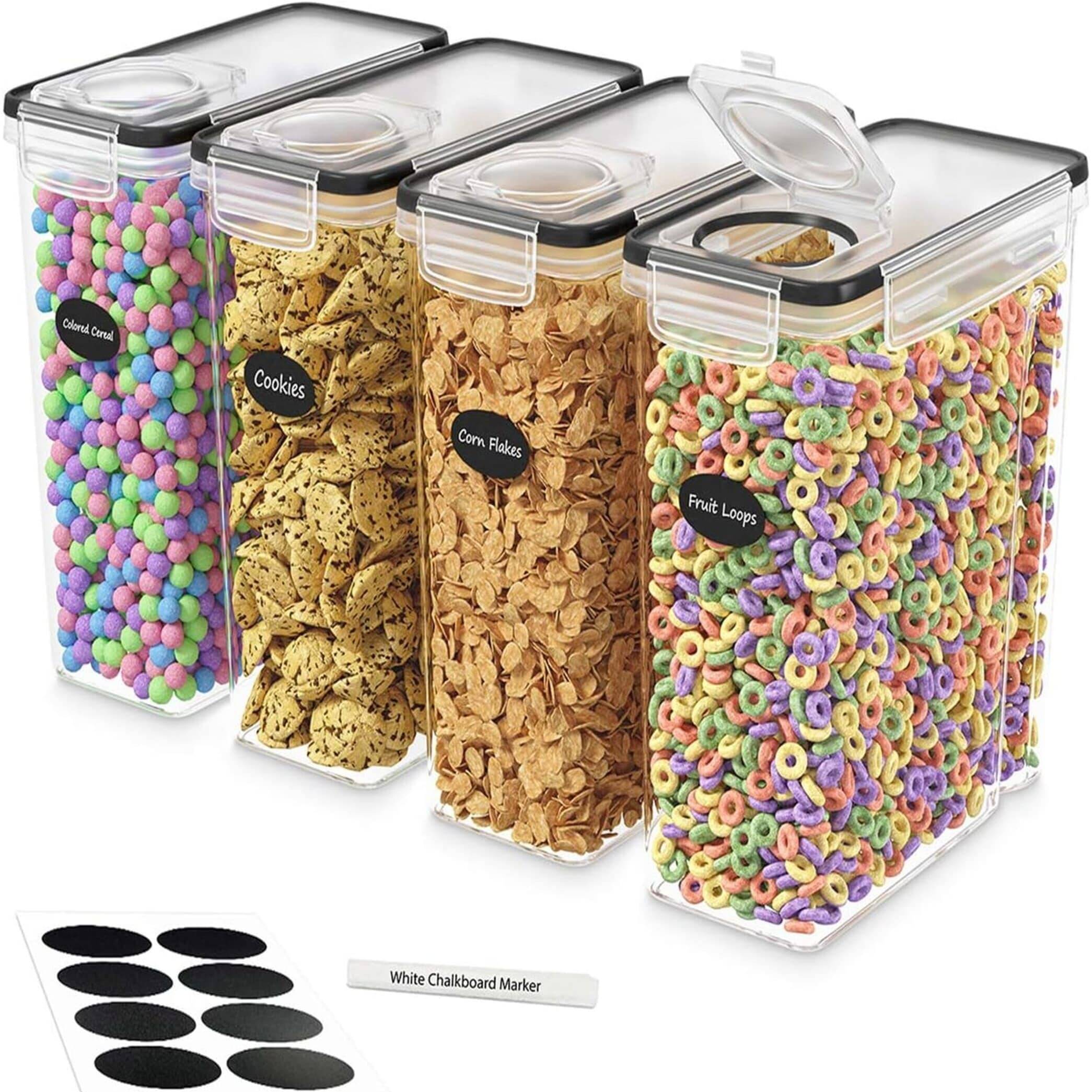 DWËLLZA KITCHEN 4L Cereal Containers Storage Set of 4