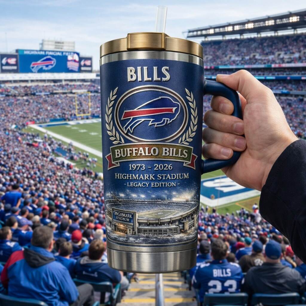 Buffalo Bills Highmark Stadium Farewell Legacy Tumbler