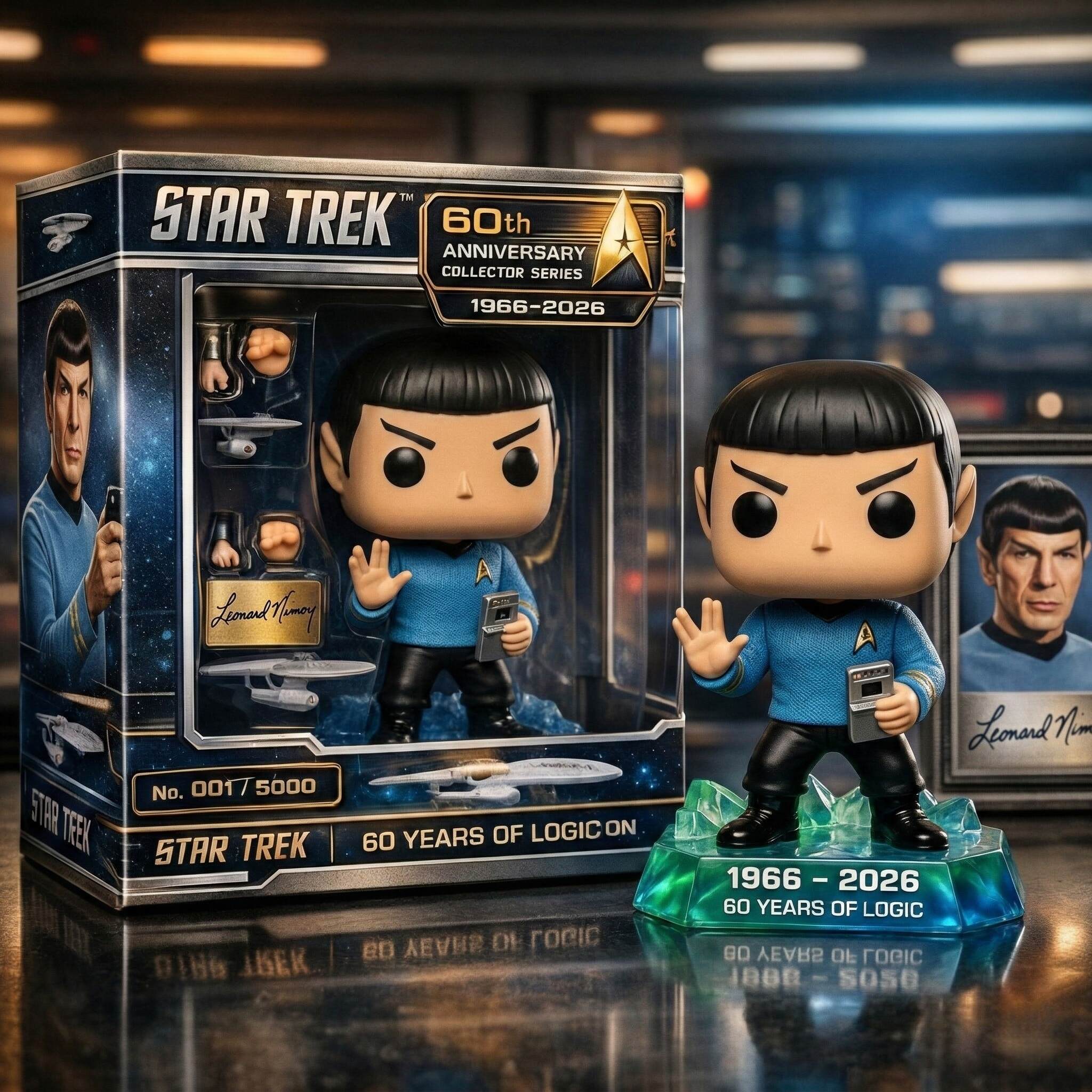 Star Trek 60th Anniversary Legacy Series – Captain & Science Officer Collector Edition