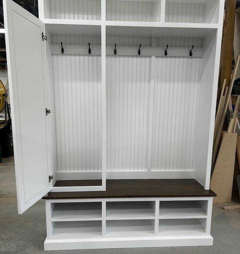 FORT MYERS Entryway bench with storage
