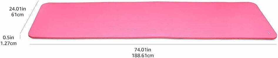 Amazon Basics 1/2-Inch Extra Thick Exercise Yoga Mat