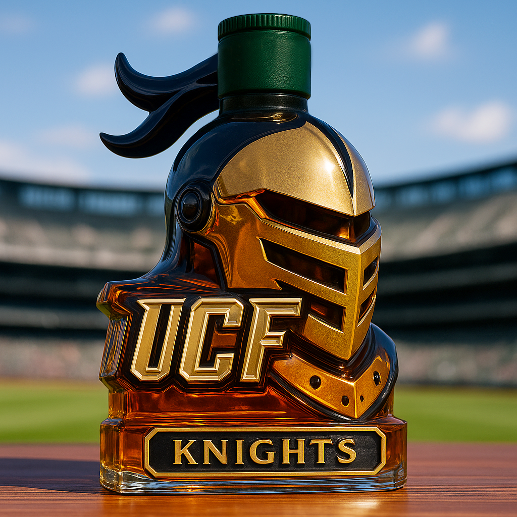 UCF Knights Whiskey Bottle