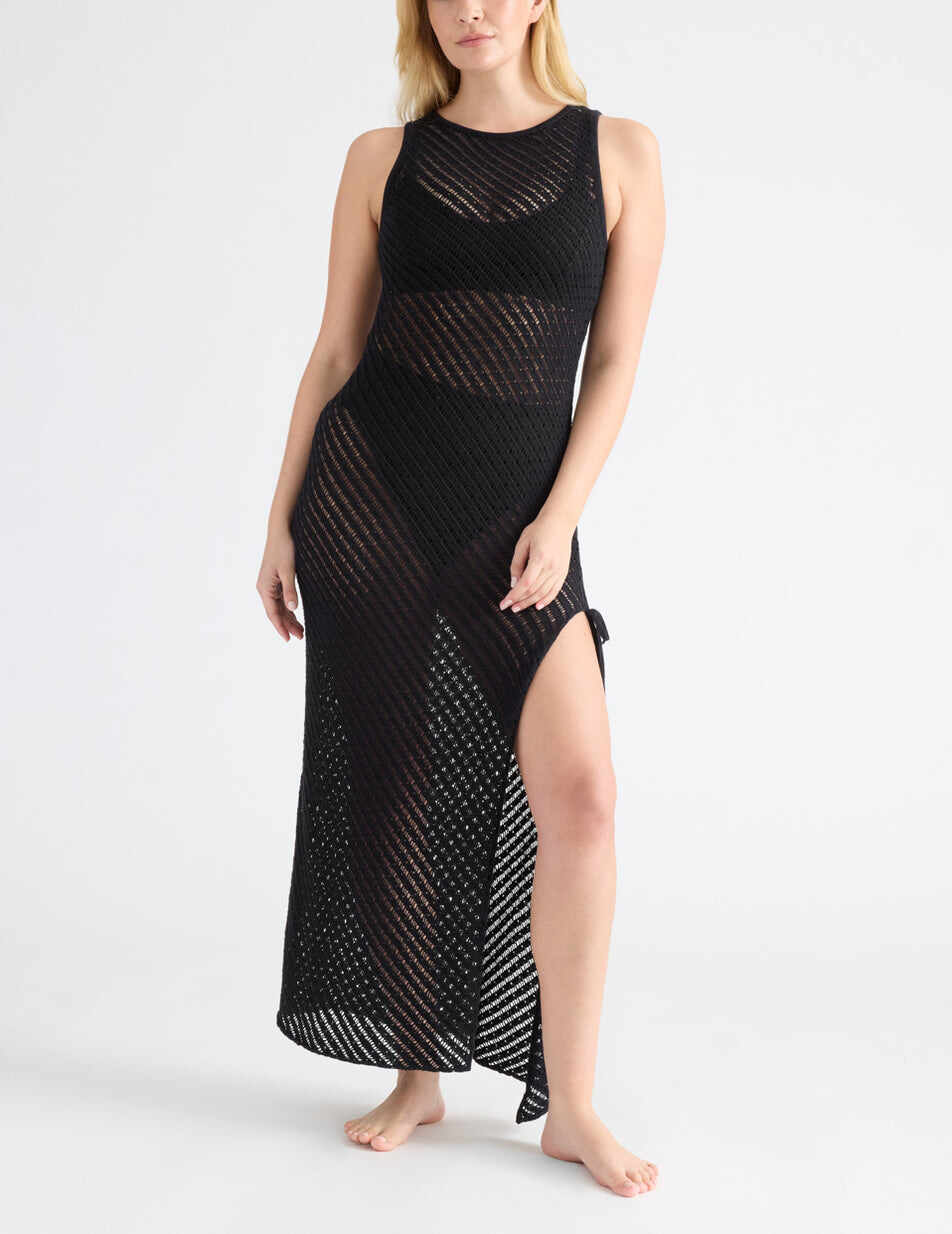 Crochet-Knit Beach Dress