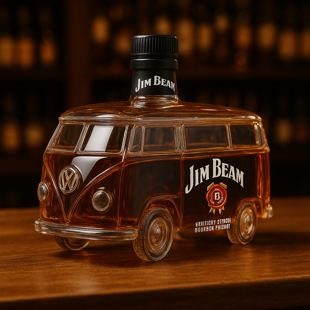 Camper Whiskey Bottle