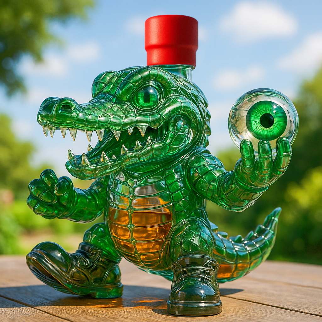 Nightmare Chomper Whiskey Bottle