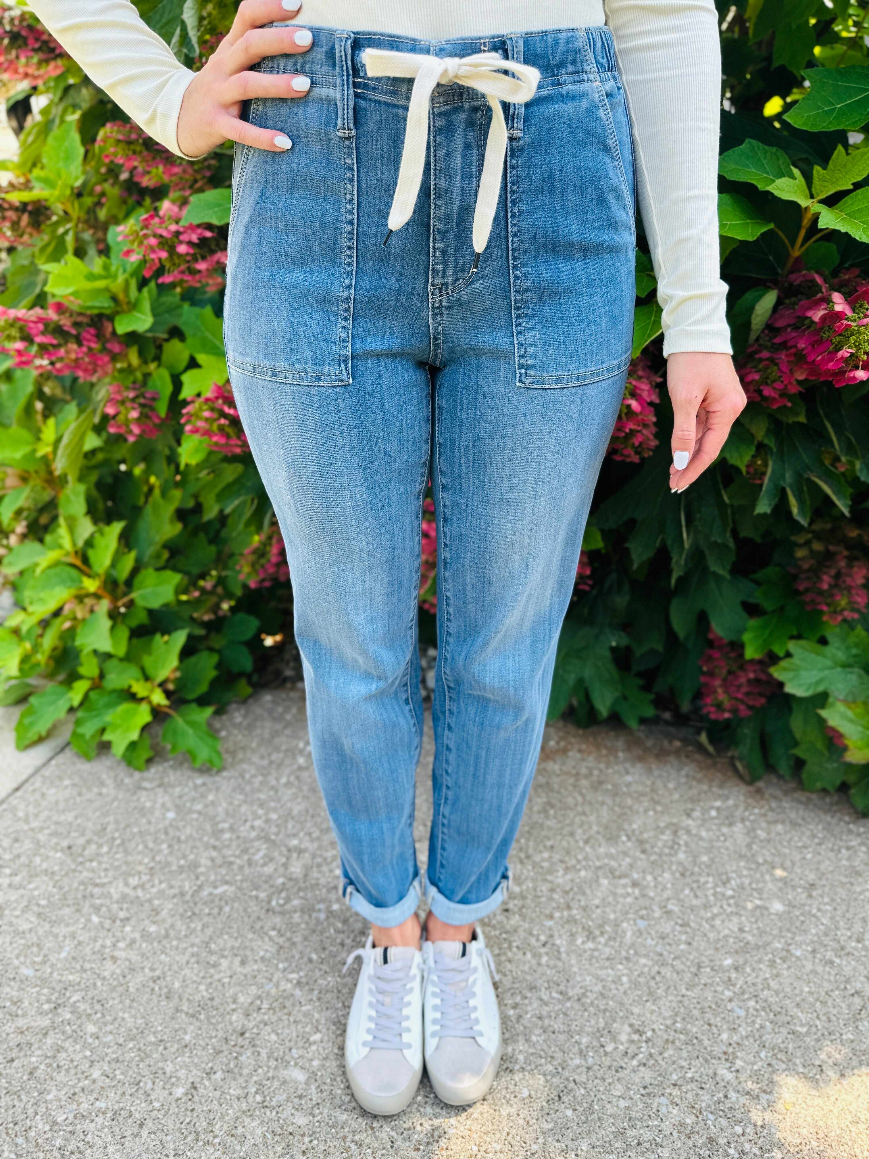 Joggers REG/CURVY Jog It Out Denim Joggers RESTOCK!