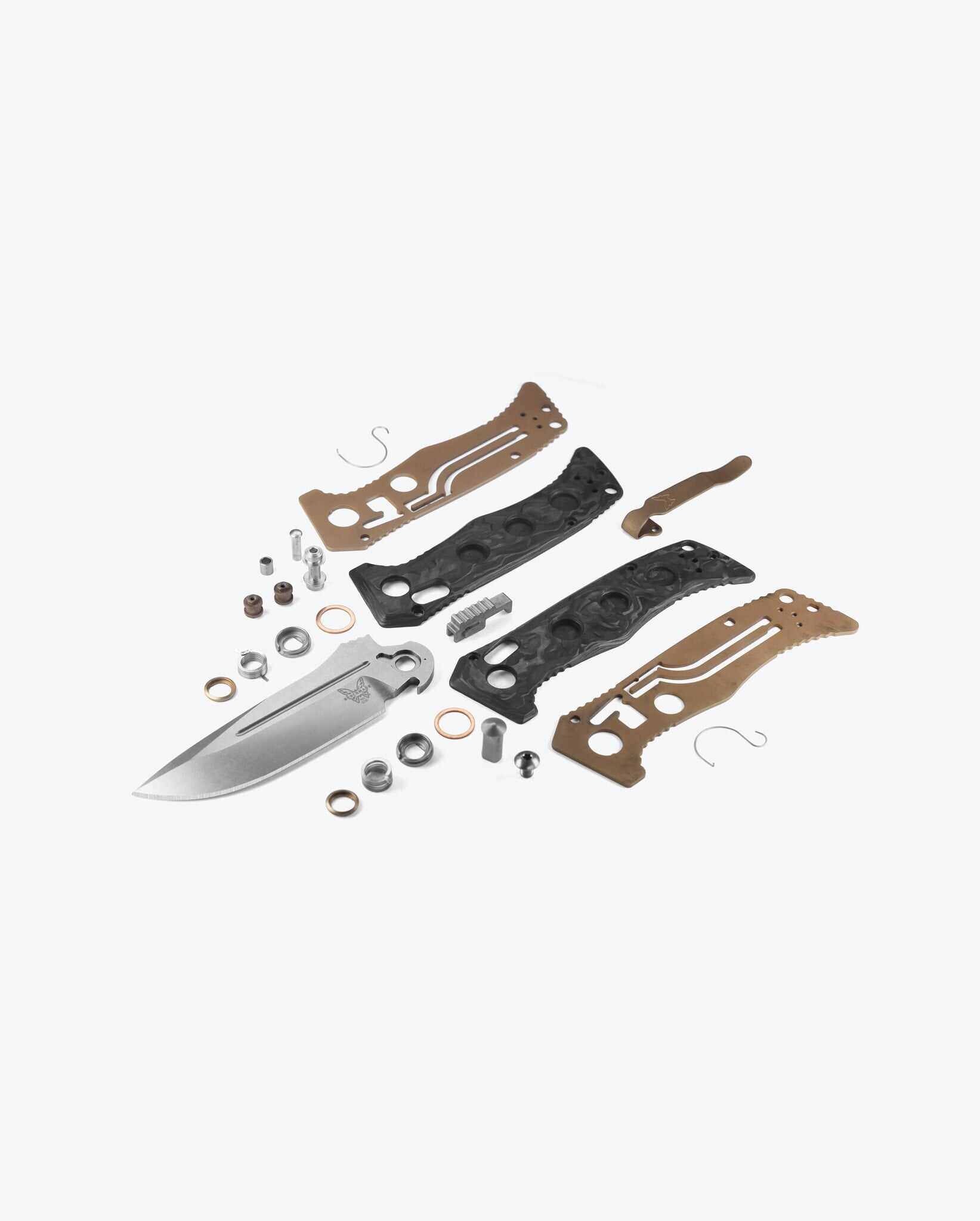 Mini Auto Adamas® | Marbled Carbon Fiber | Drop-point