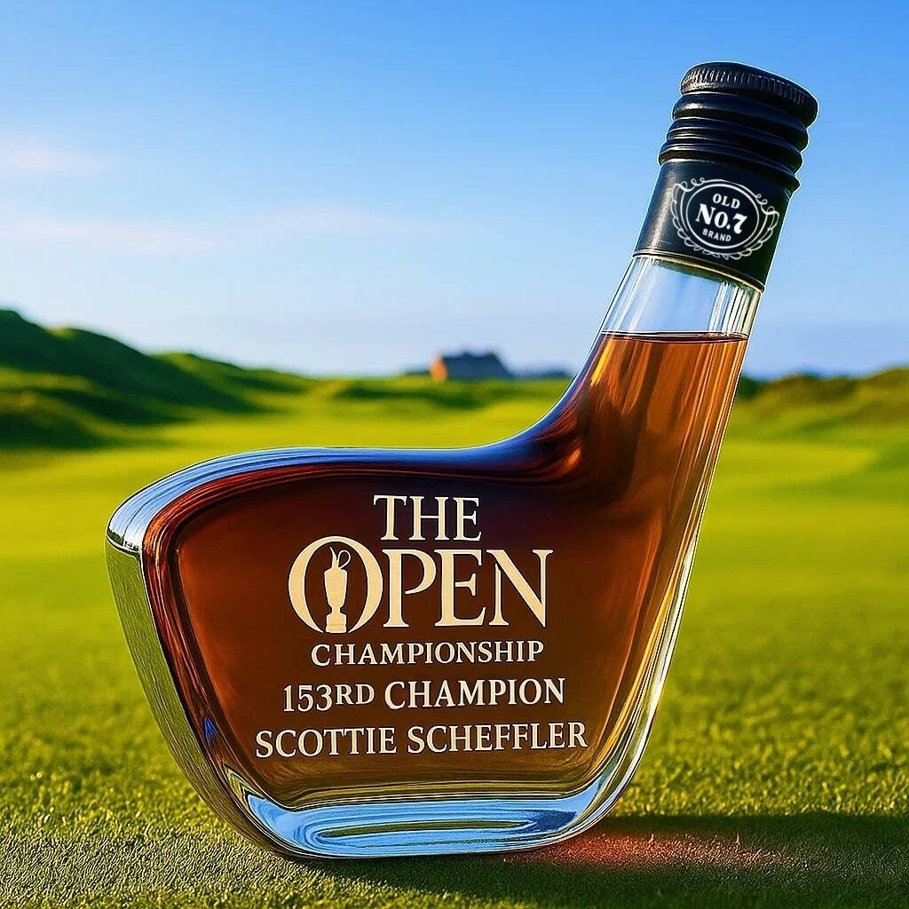 153rd The Open Championship Champion Whisky Bottle