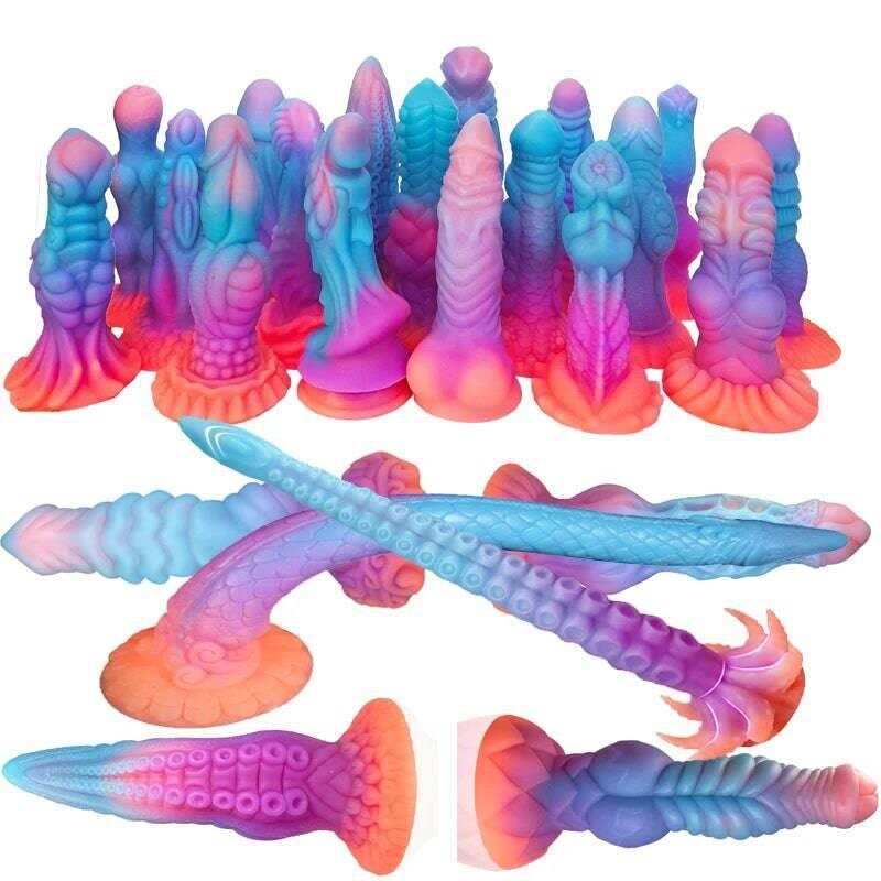 Luminous Monster Horse Dildo – Large Anal Plug for Women