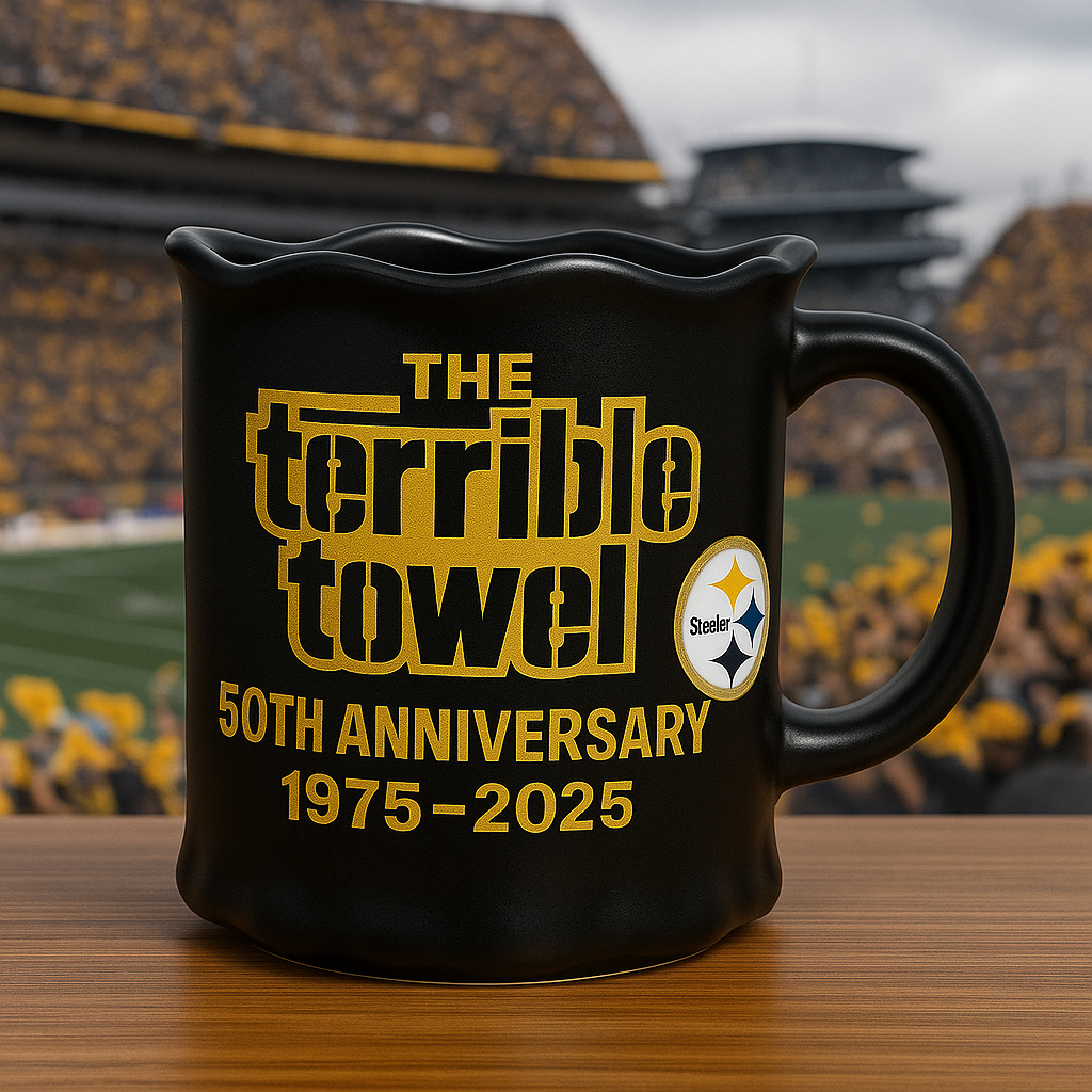‘Terrible Towel’ Mug - 50th Anniversary