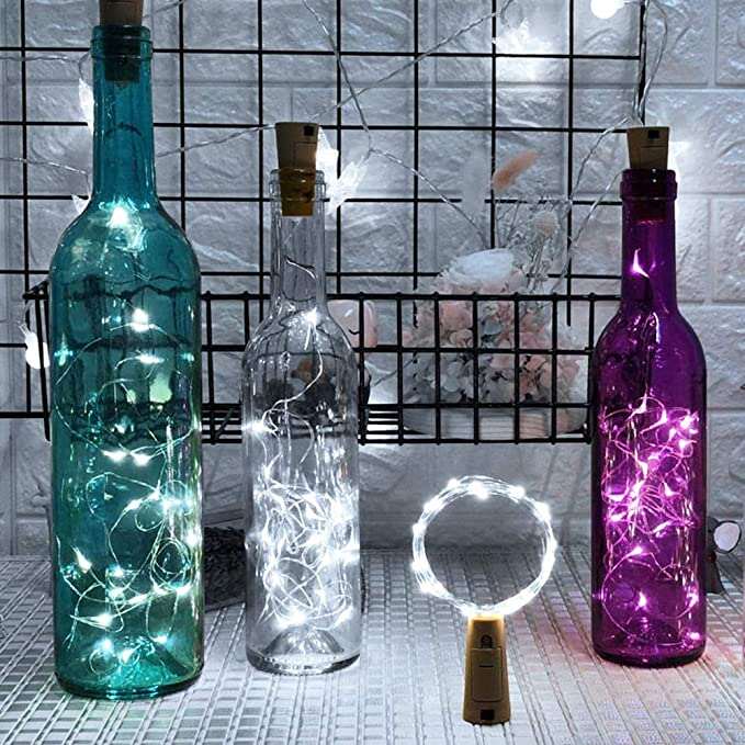 Led Wine Bottle Cork Fairy Lights