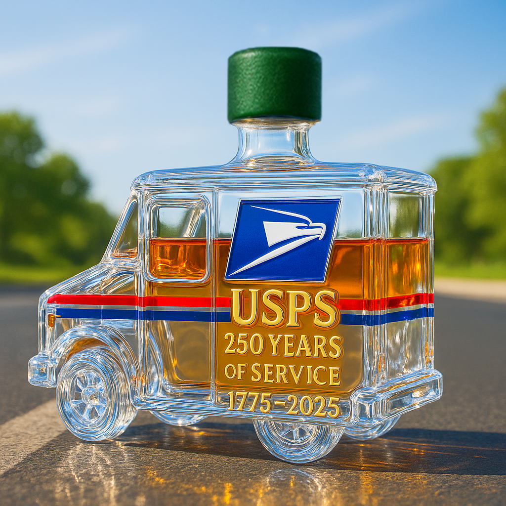 USPS 250th Anniversary Whiskey Bottle
