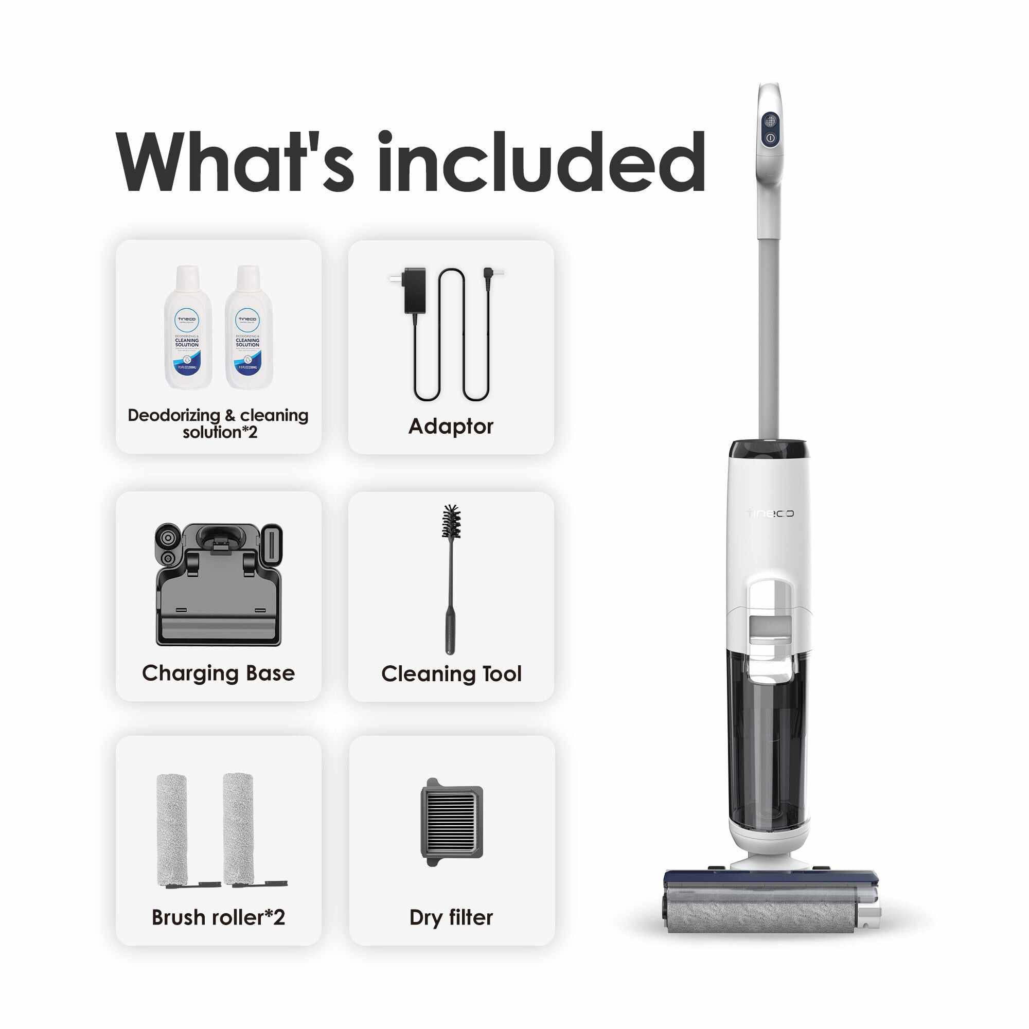 Tineco iFLOOR 5 Breeze Complete Cordless Wet Dry Vacuum Cleaner