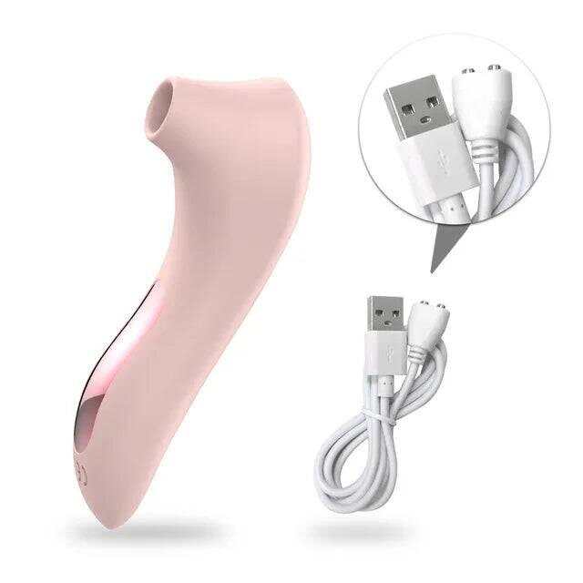 Vagina Sucking Vibrator: Oral Tongue Suction & Clitoris Stimulator