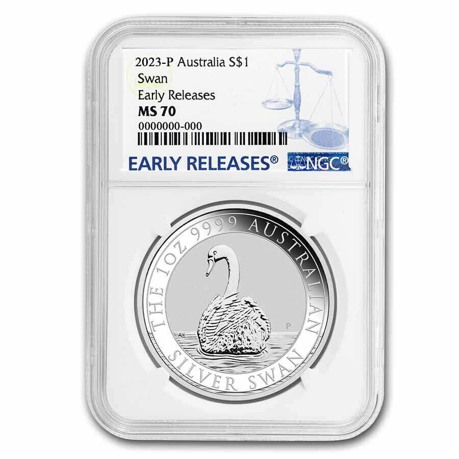 2023 Australia 1 oz Silver Swan BU - SKU#273245