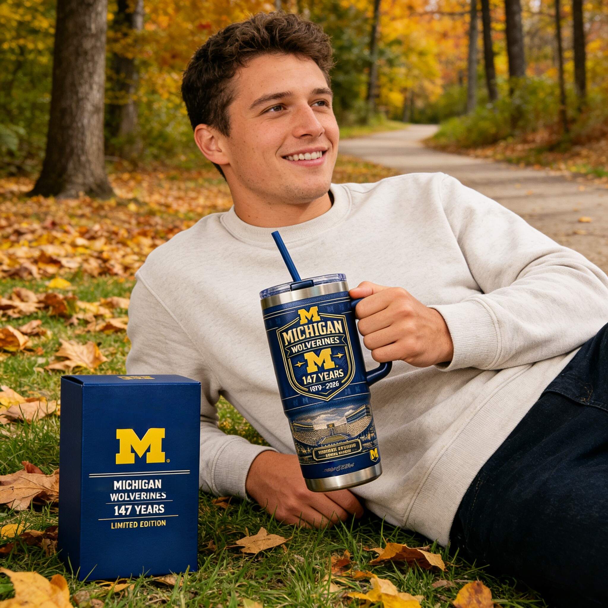 Wolverines 147th Anniversary Tumbler