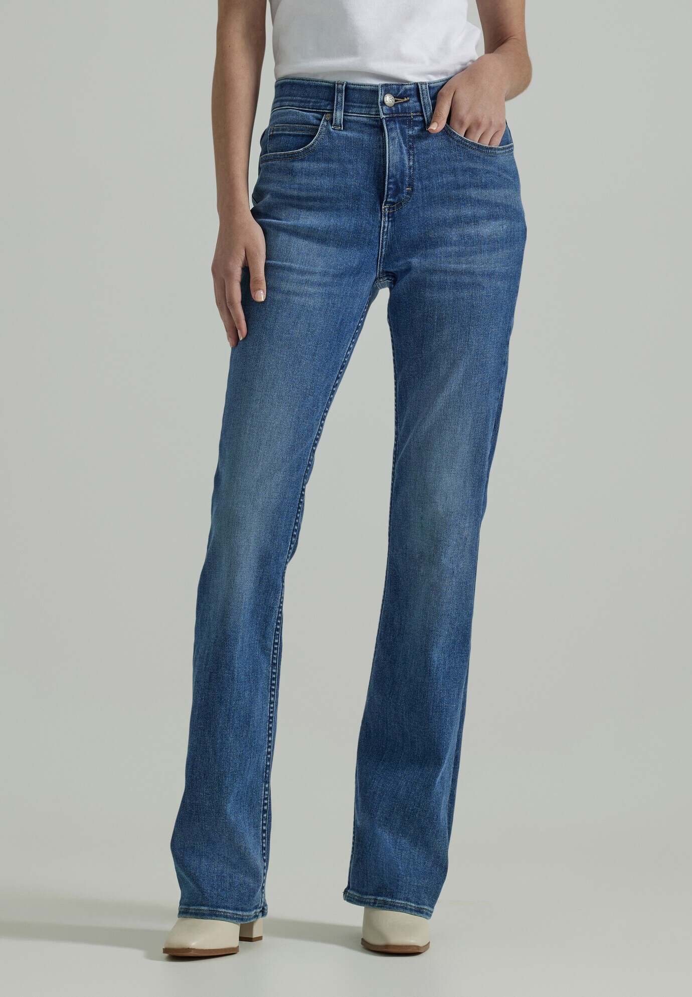 Ultra Lux Comfort With Flex Motion Bootcut Jean Jean