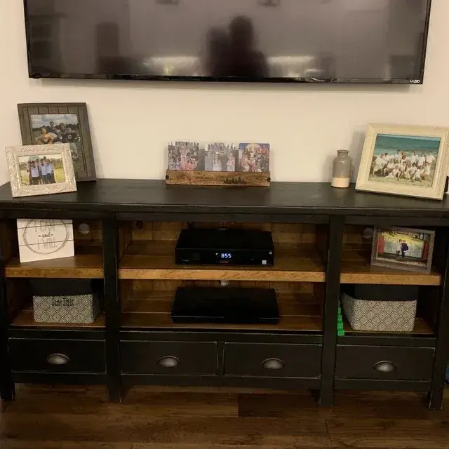 Media Console, TV Stand, Console Table, Reclaimed Wood, Sideboard, Table, Bookcase, Handmade