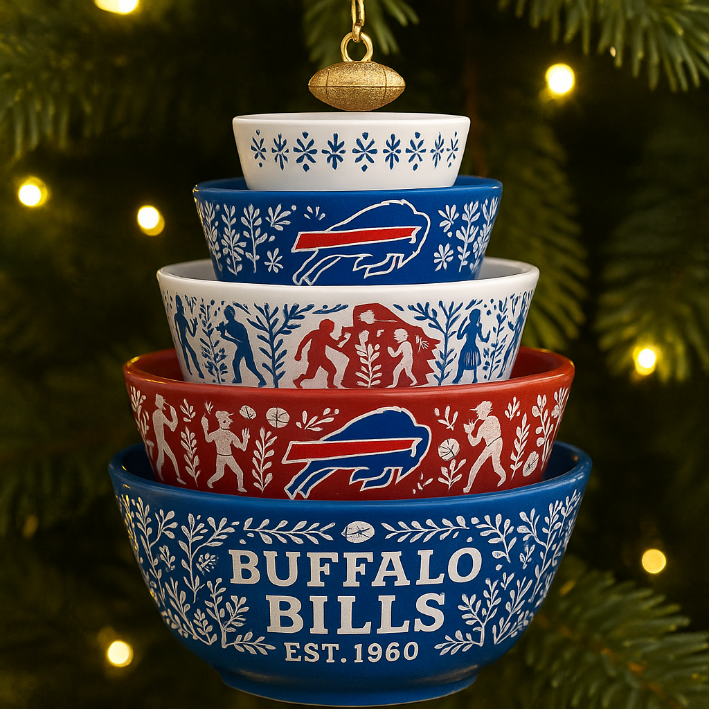 Buffalo Bills Christmas Ornament
