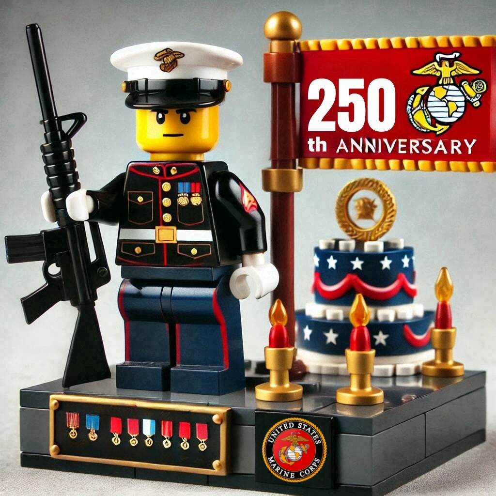 🎖️250th Anniversary Military Commemorative Building Blocks
