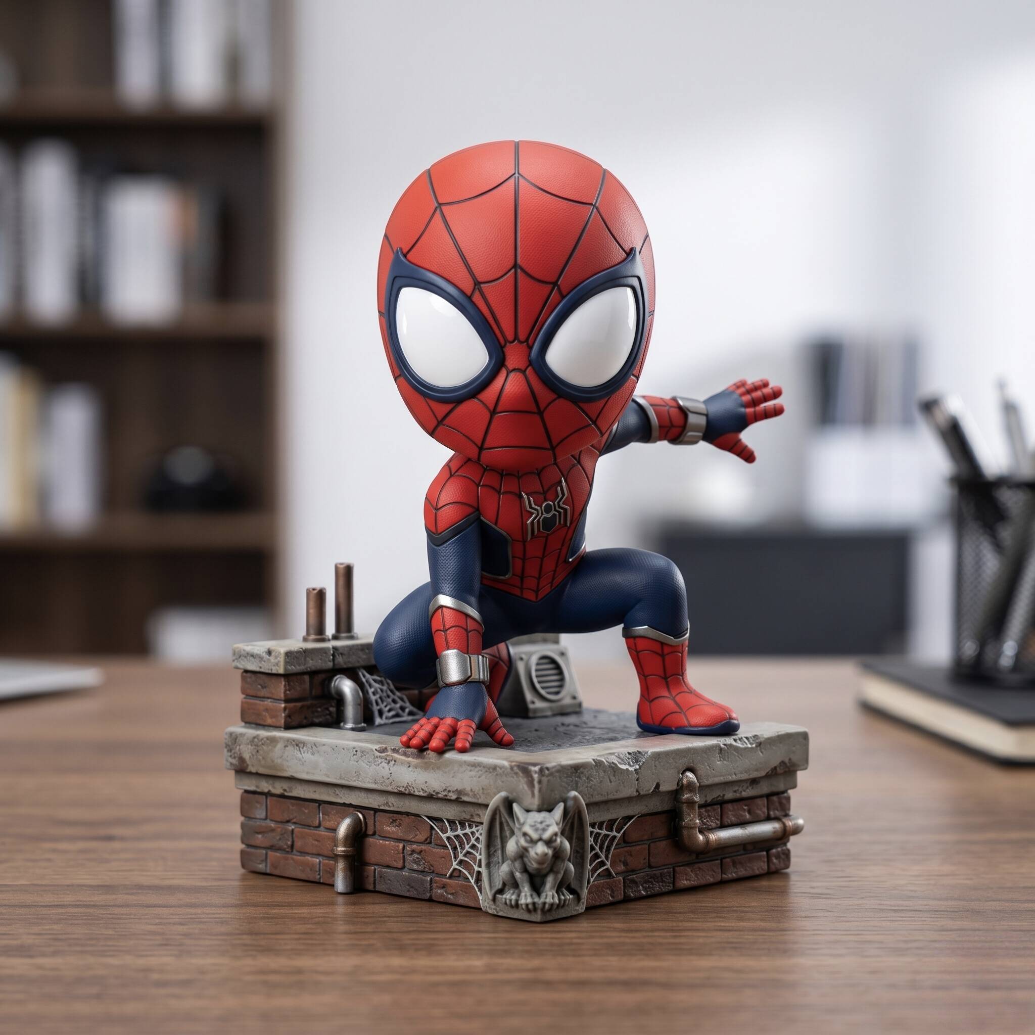 Chibi Spider-Man Daily Life Desktop Figurine Collection !🕷️🕸️