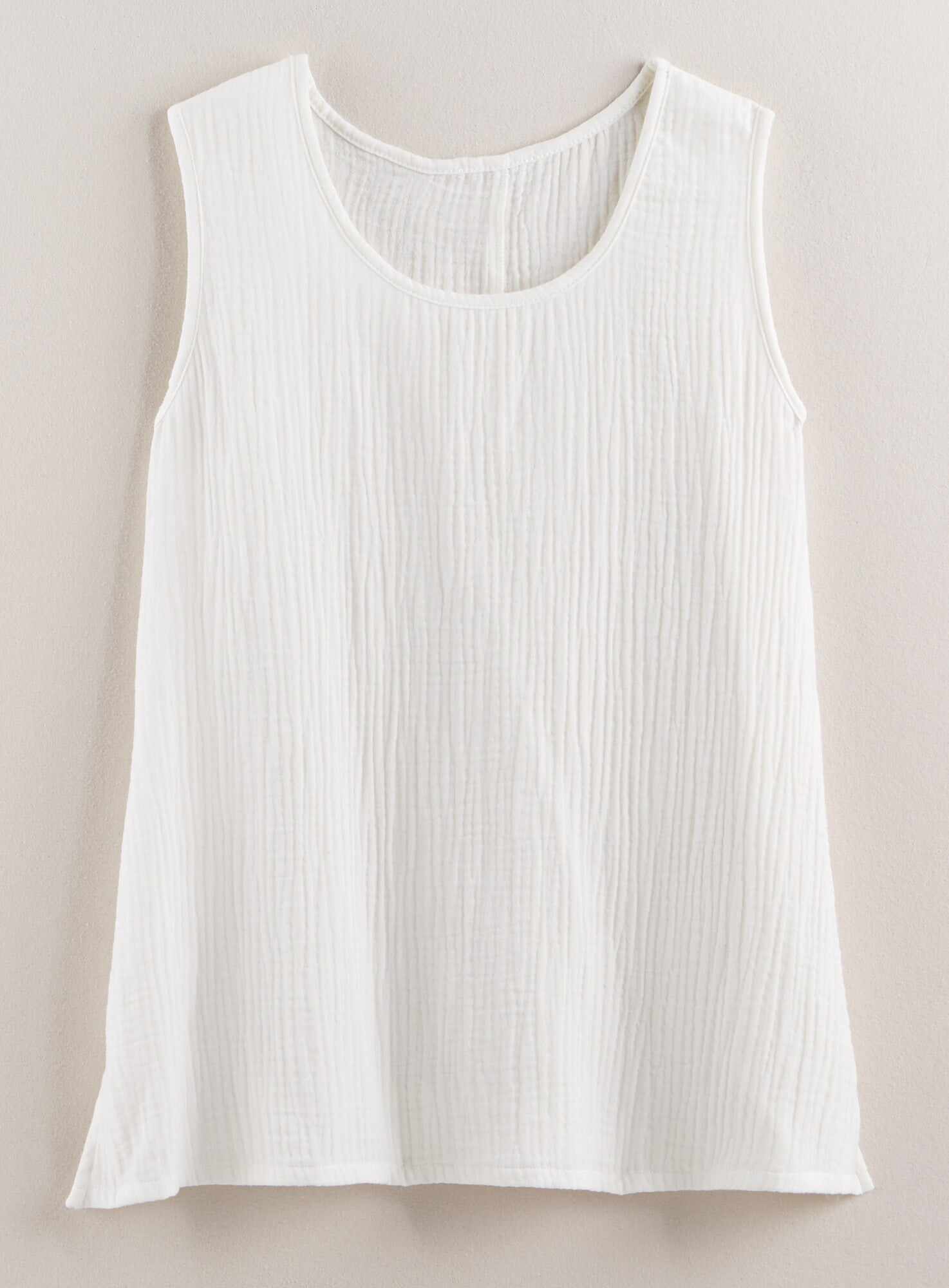Cotton Ripple Tank Top
