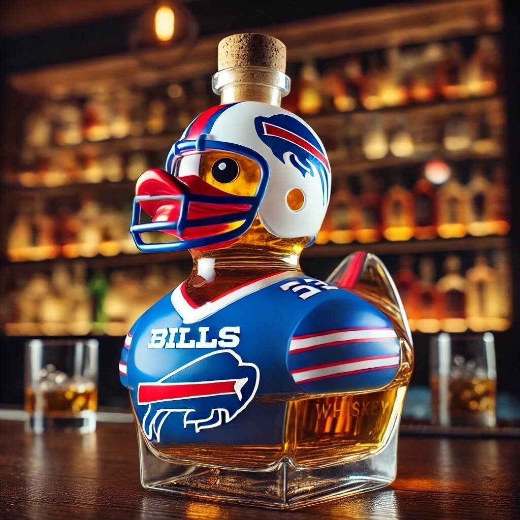 NFL Duck whiskey Bottle