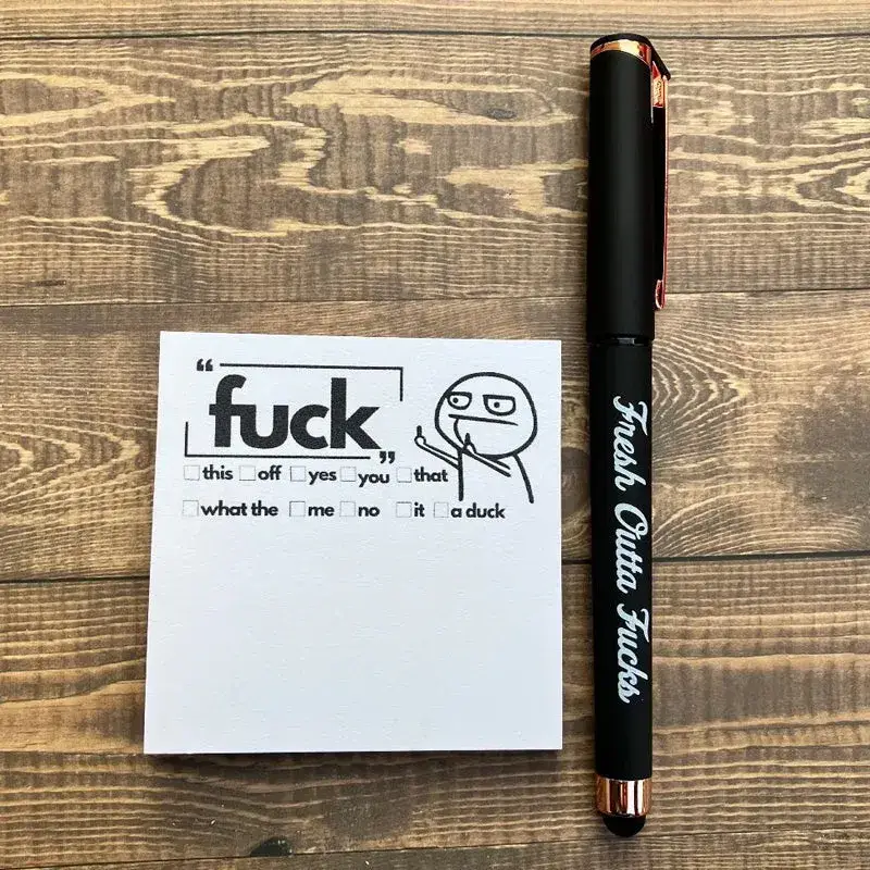 WACKY PAD AND PEN - SNARKY GIFT🎁
