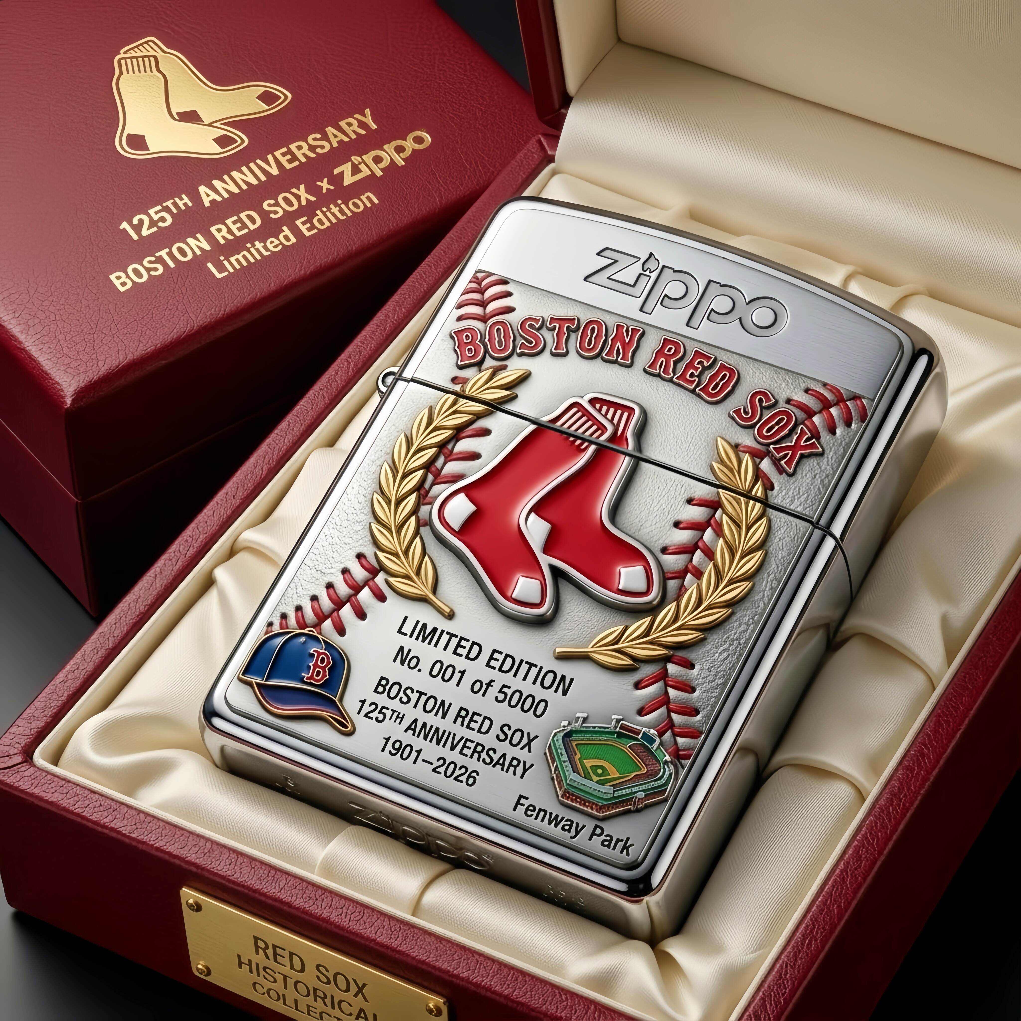 Boston Red Sox 125th Anniversary Zippo