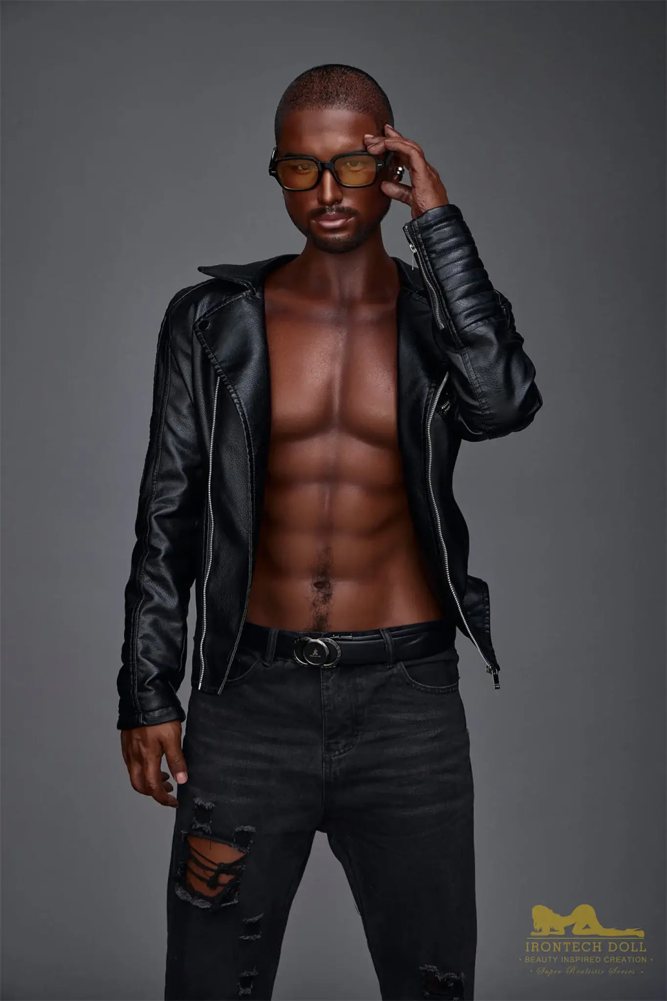 Kevin Ebony Silicone Male Sex Doll - Joy Love Dolls Doll