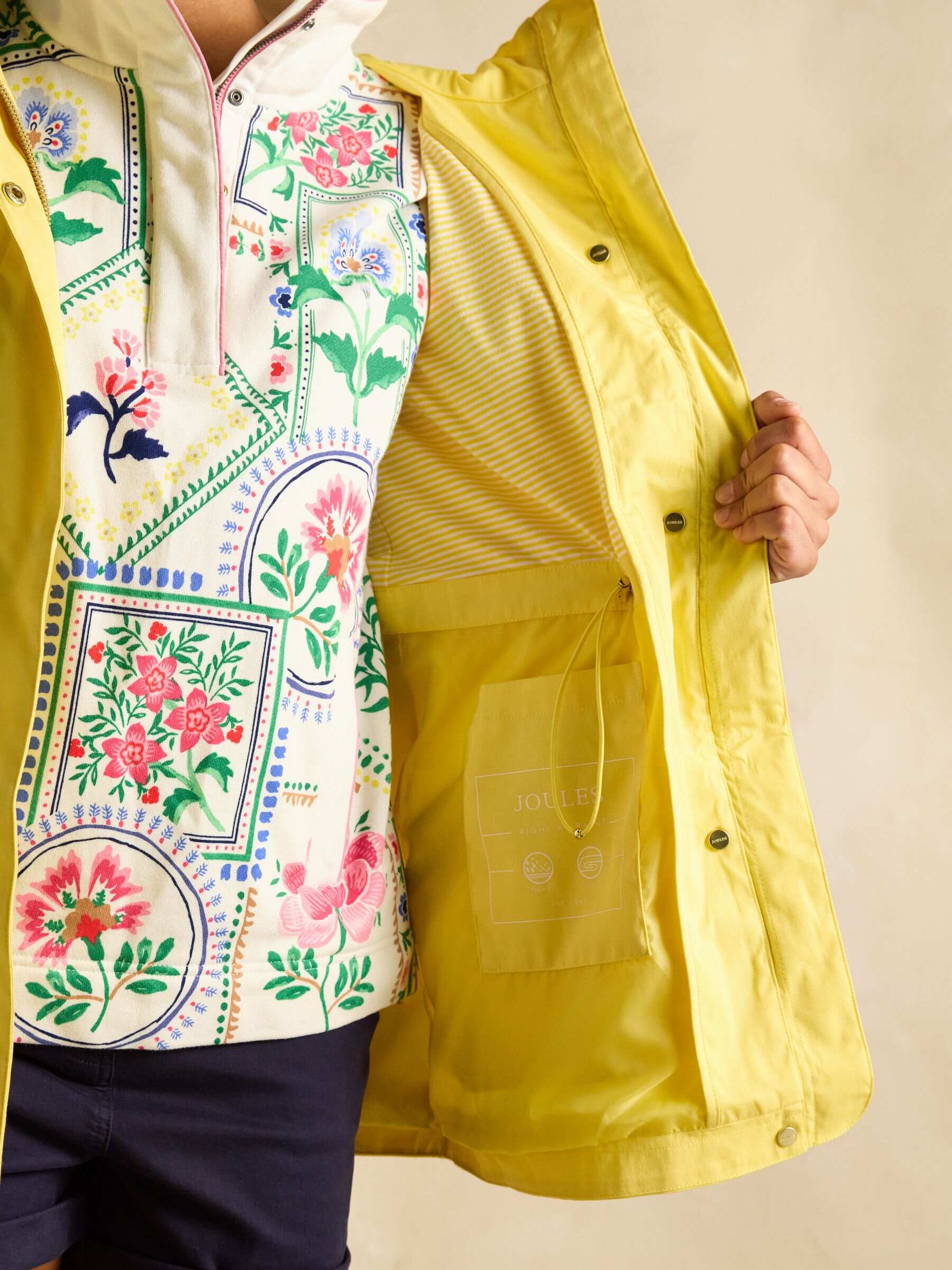 Portwell Yellow Waterproof Raincoat With Hood