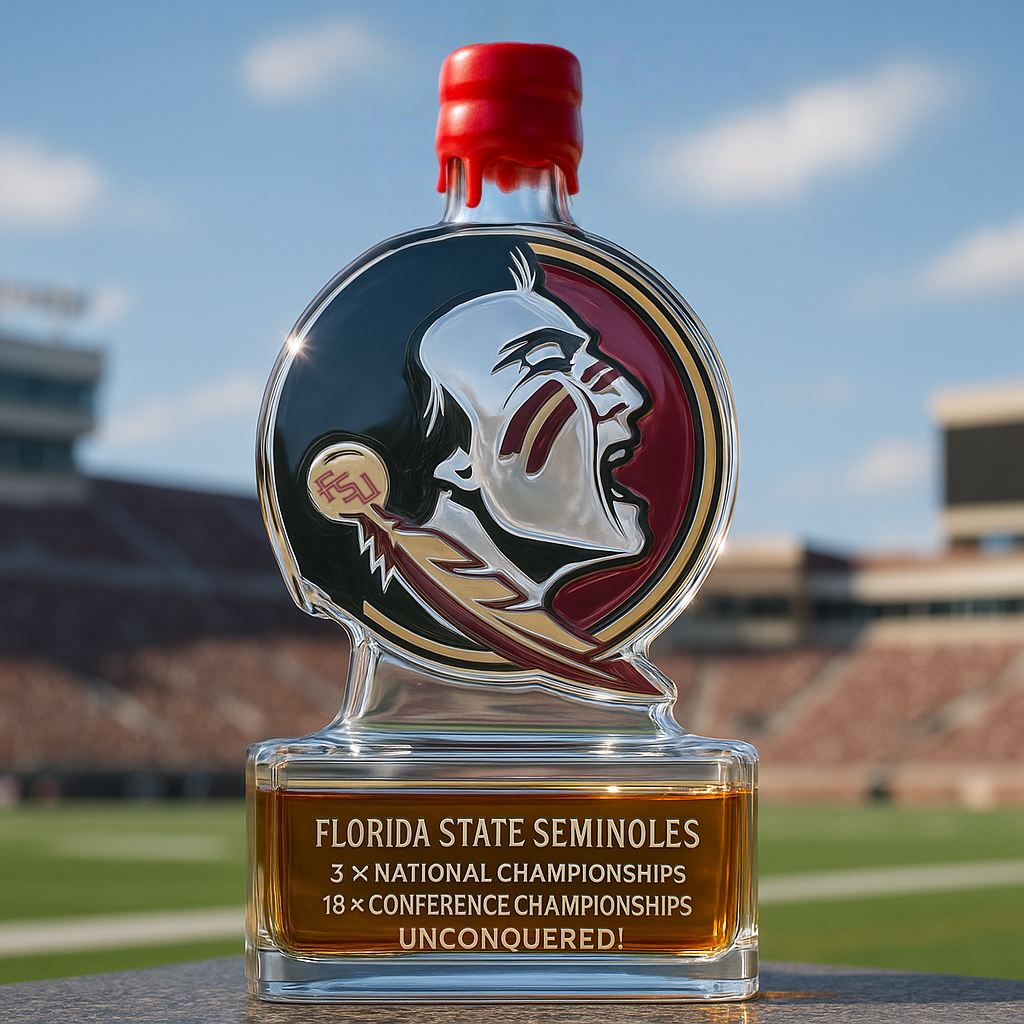 Florida State Seminoles Limited Edition Whiskey Bottle