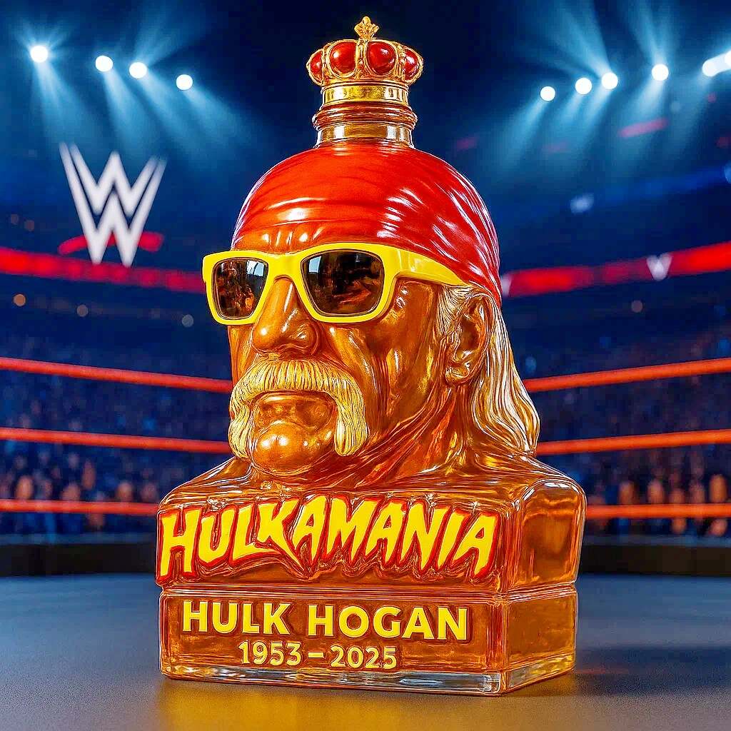 Hulk Hogan Memorial Limited edition Whiskey Bottle