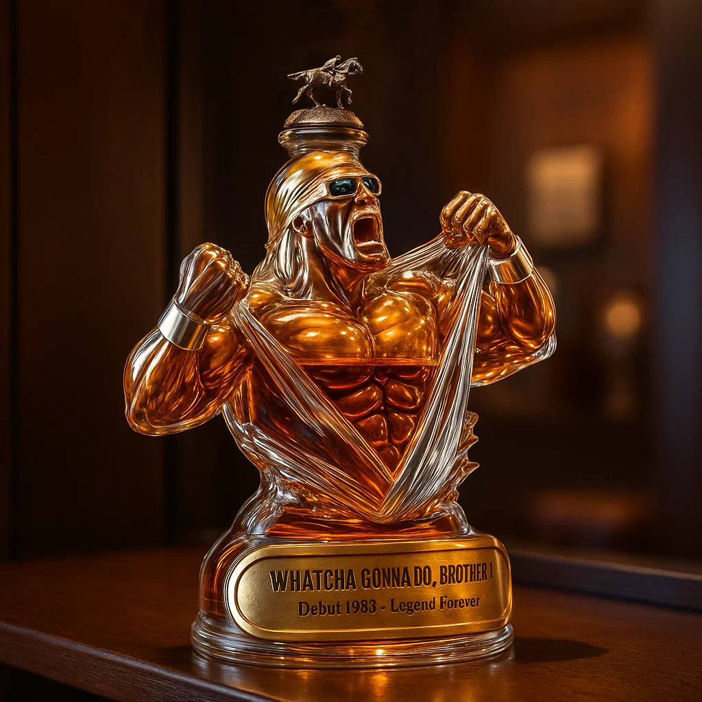 Hulk Hogan Commemorative Whisky Bottle