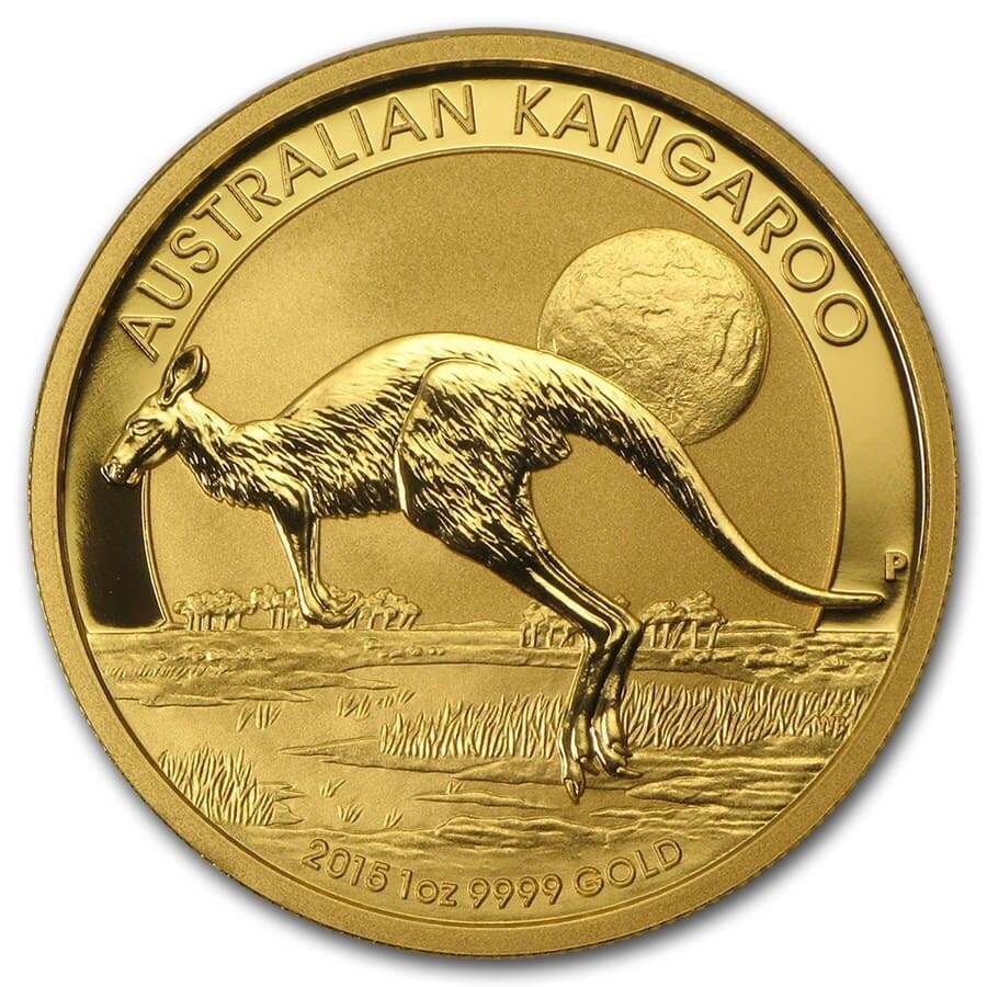2015 Australian 1 oz Gold Kangaroo Coin