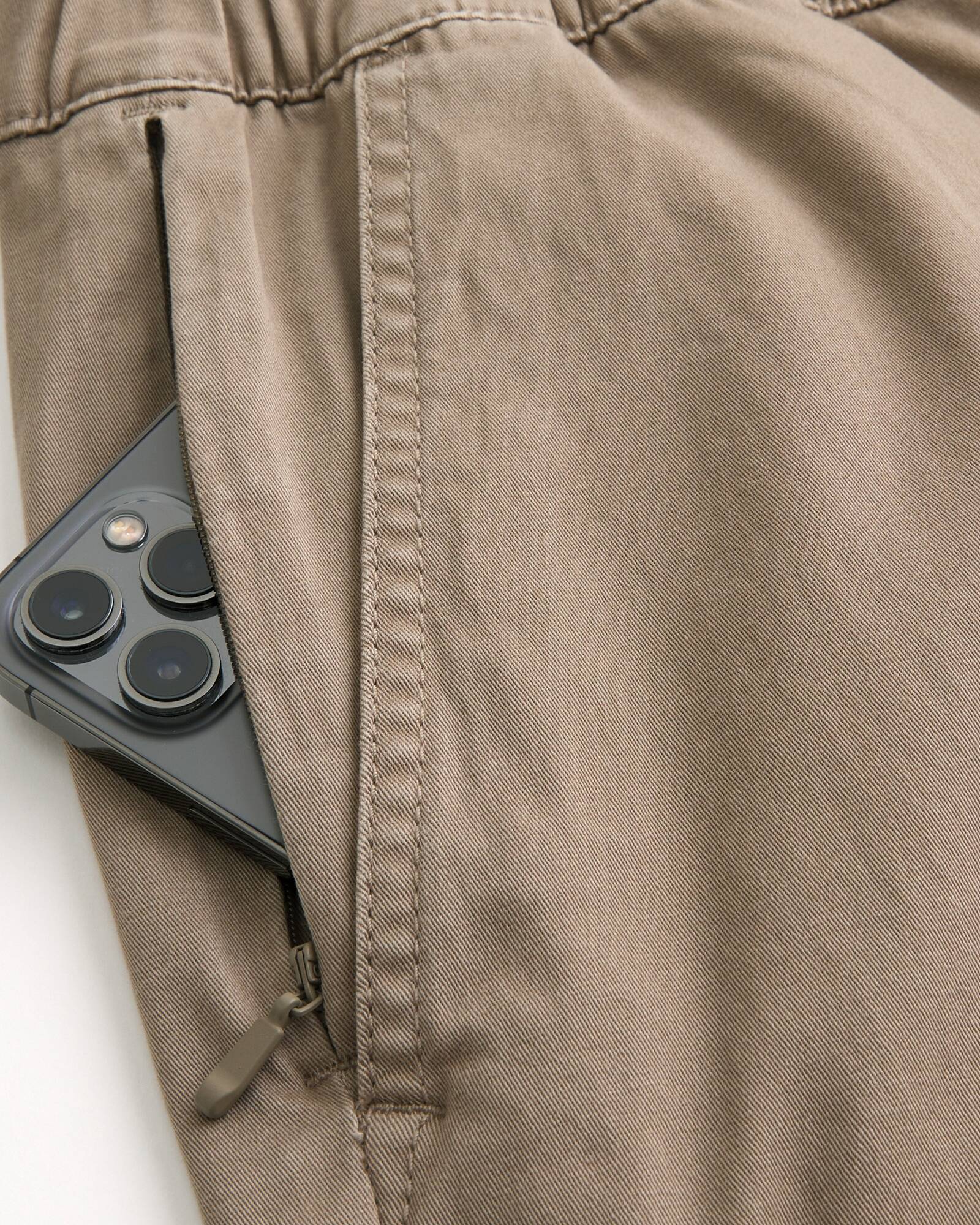 Relaxed Twill Joggers