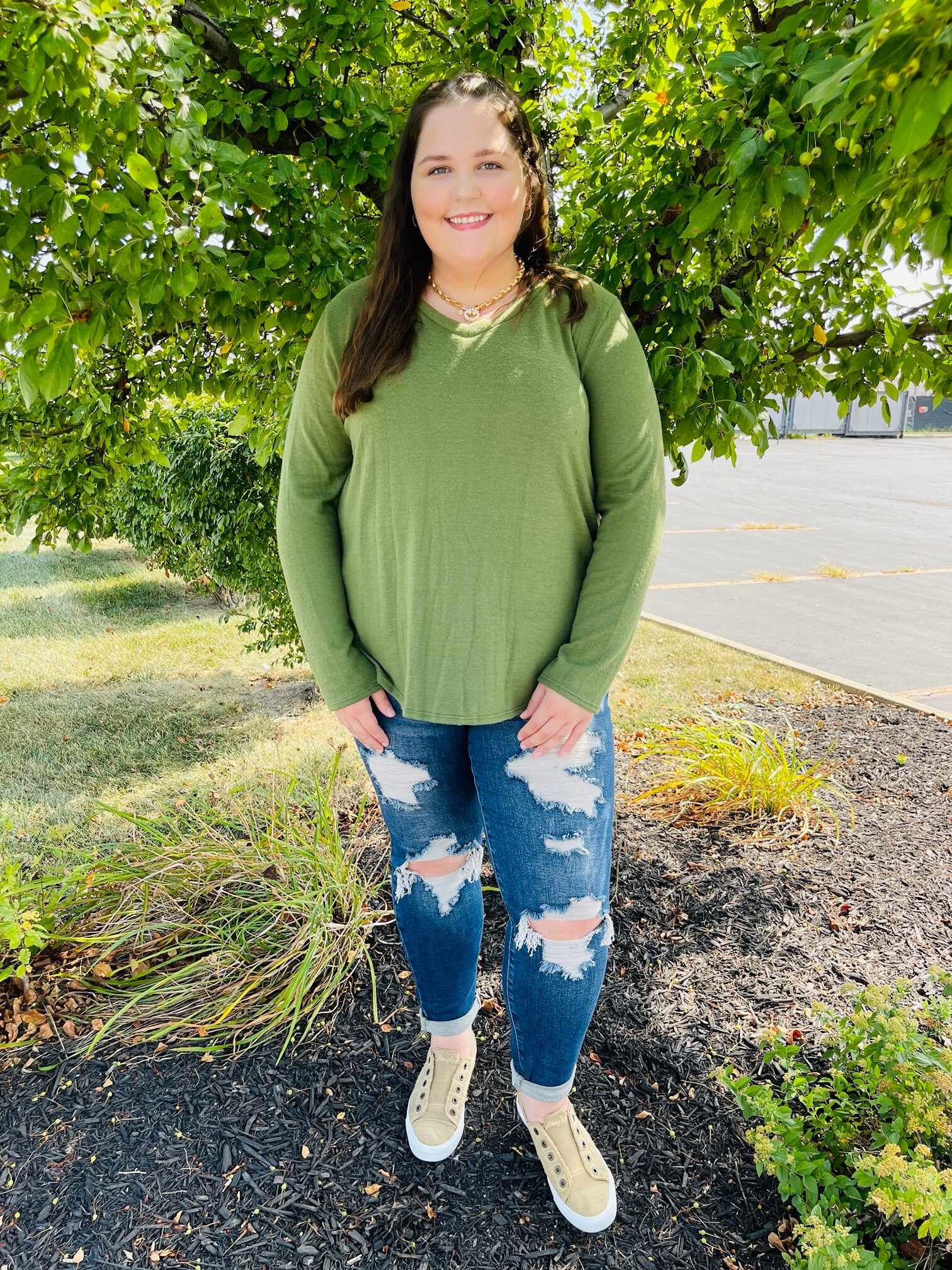 PLUS/REG  A+ Boyfriend Jeans