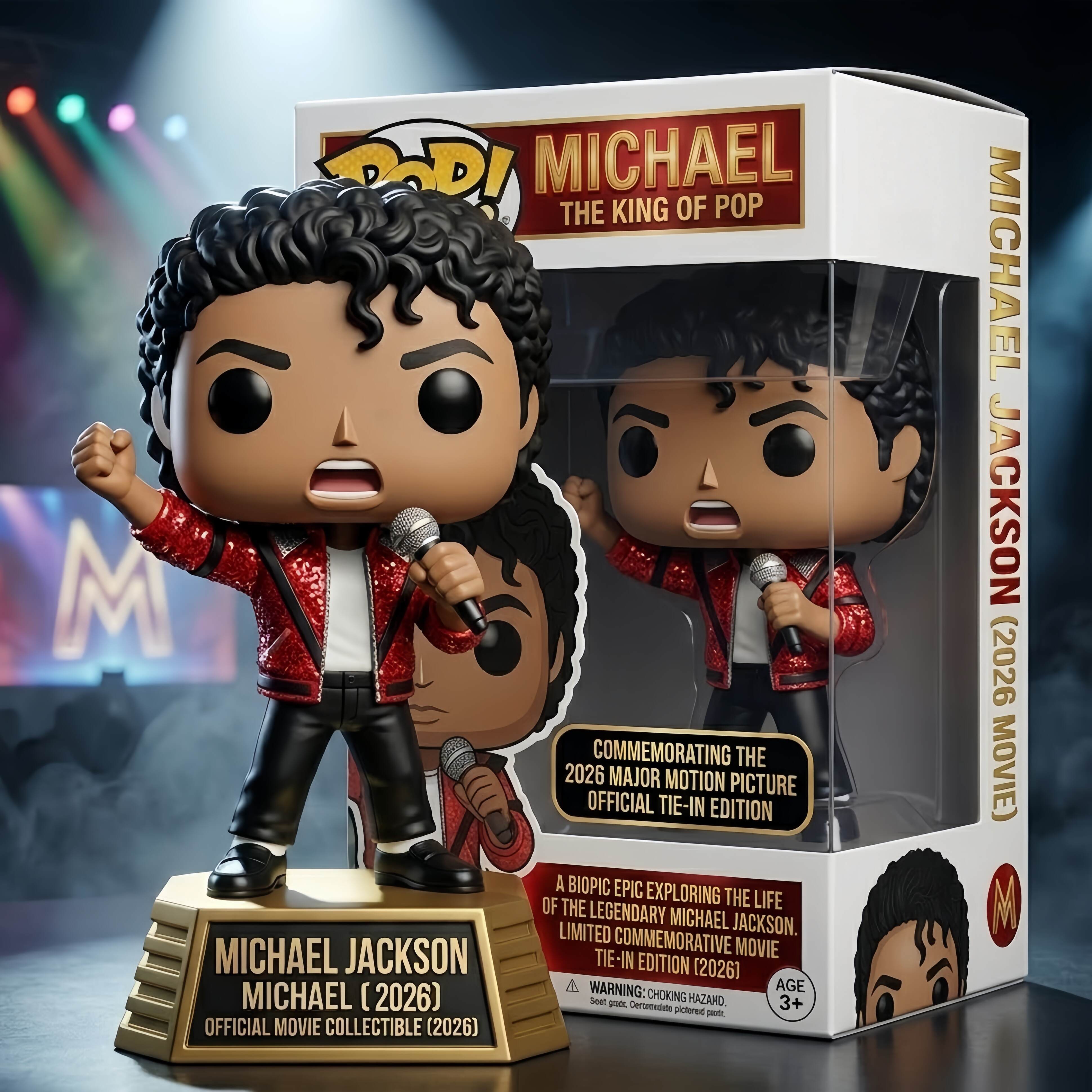 Funko Pop! Michael Jackson 2026 Movie 《Michael》Collectible Figure