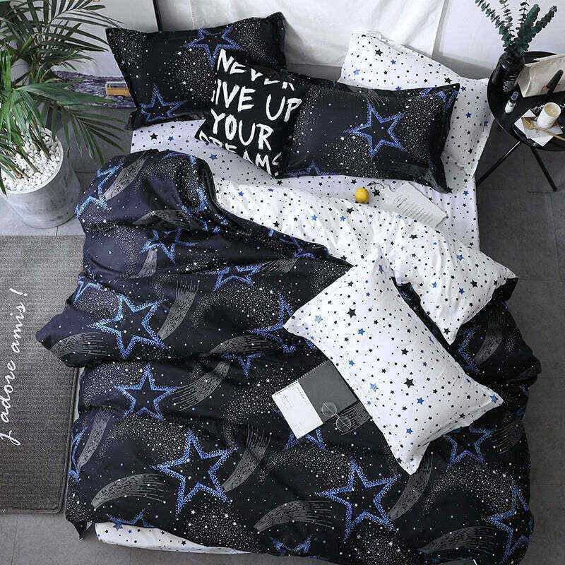 Duvet Cover Flat Bed Sheet Bedding Set
