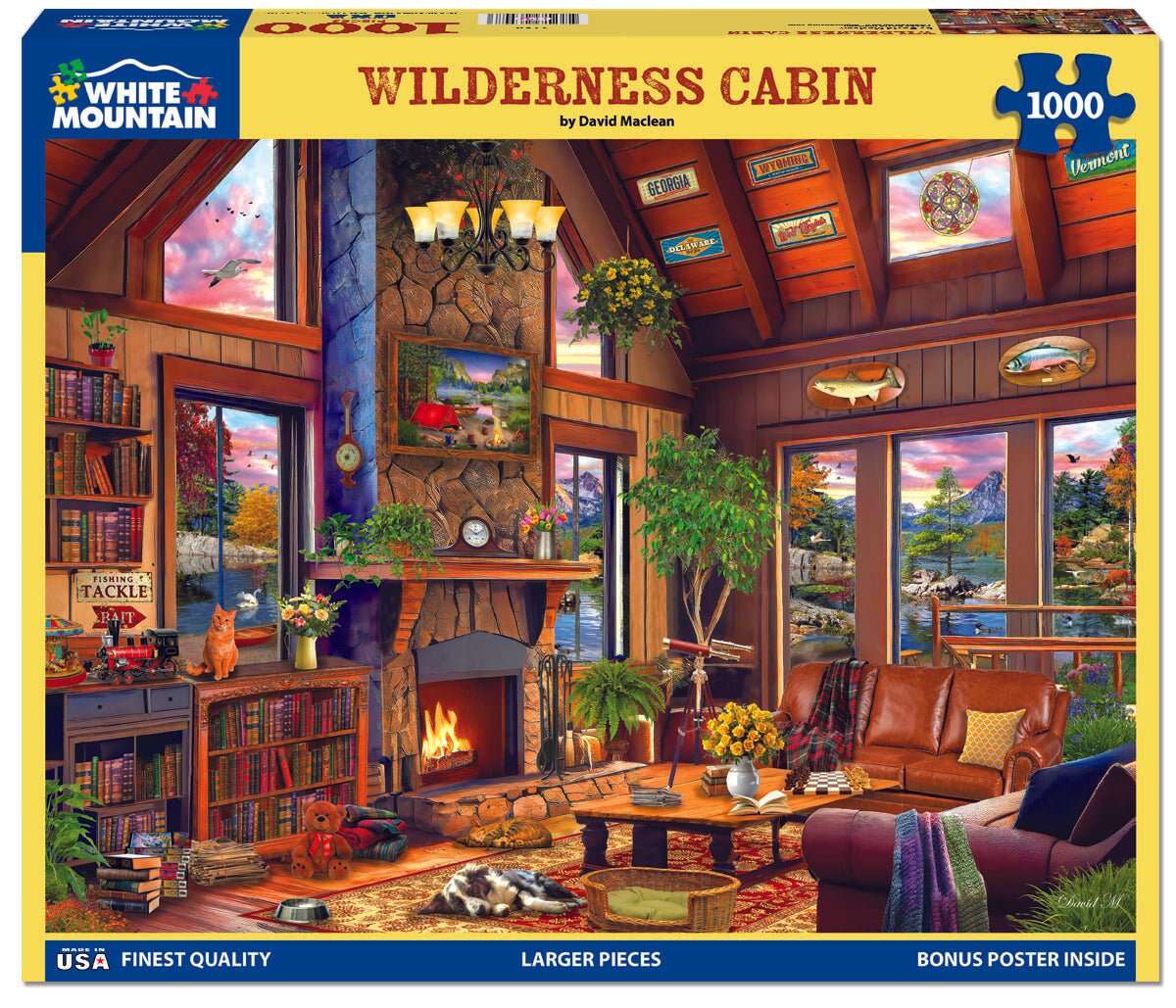 Wilderness Cabin (2134pz) - 1000 Piece Jigsaw Puzzle