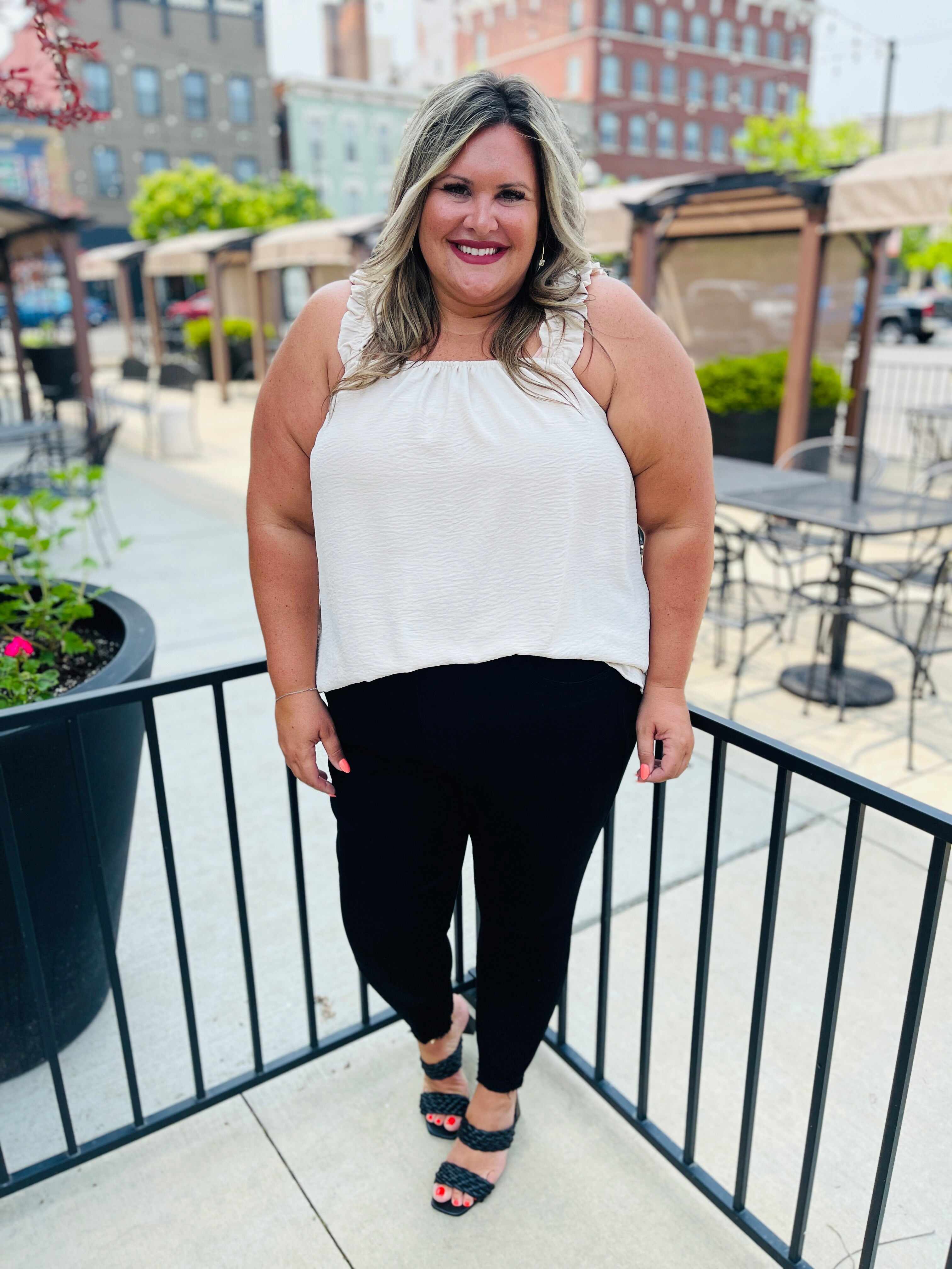 MARKDOWNS! Tummy Control Black Skinny Jeans in Reg/Curvy Fifth Restock!