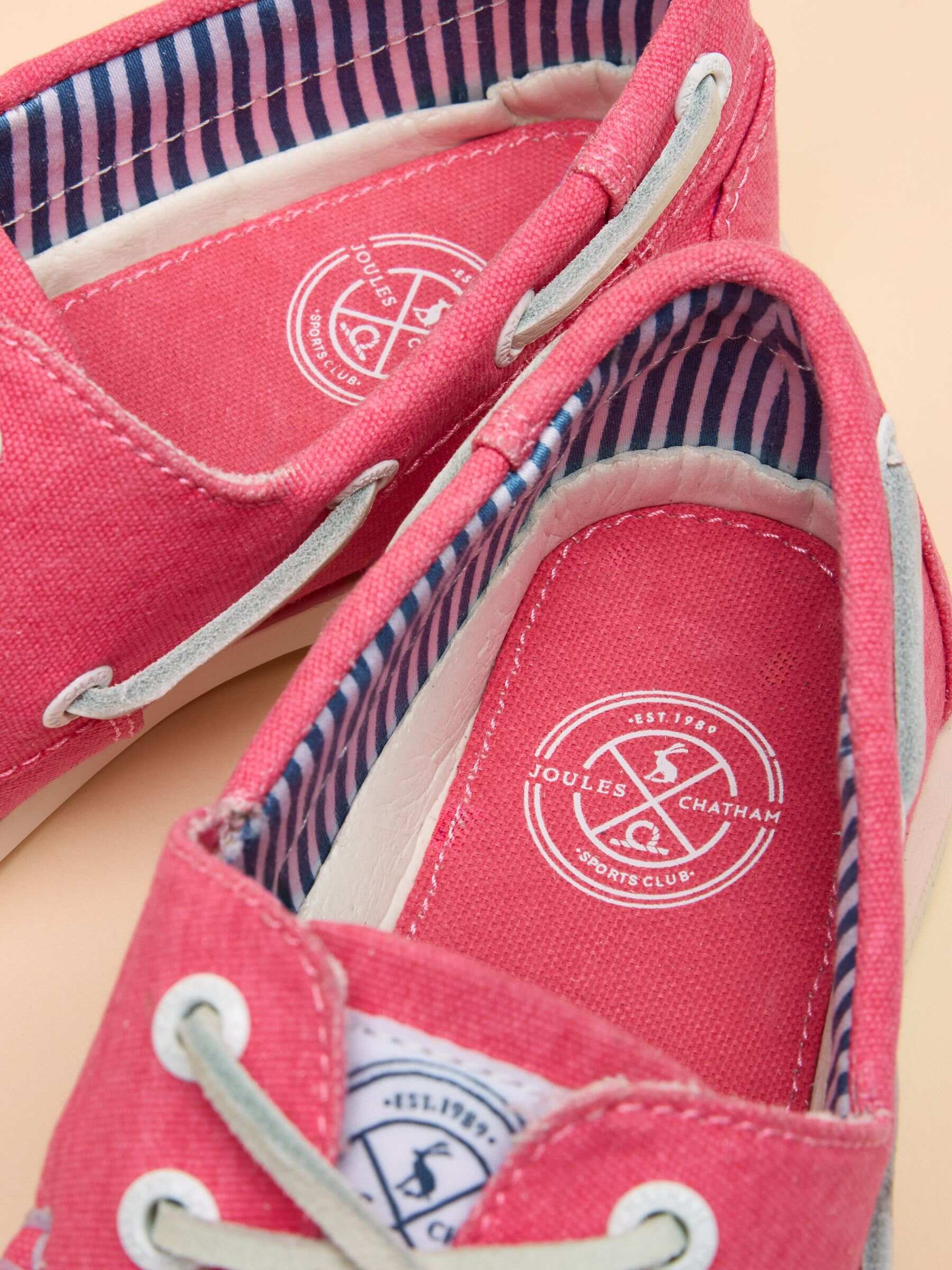 Joules X Chatham Yellow Jetty Deck Shoes