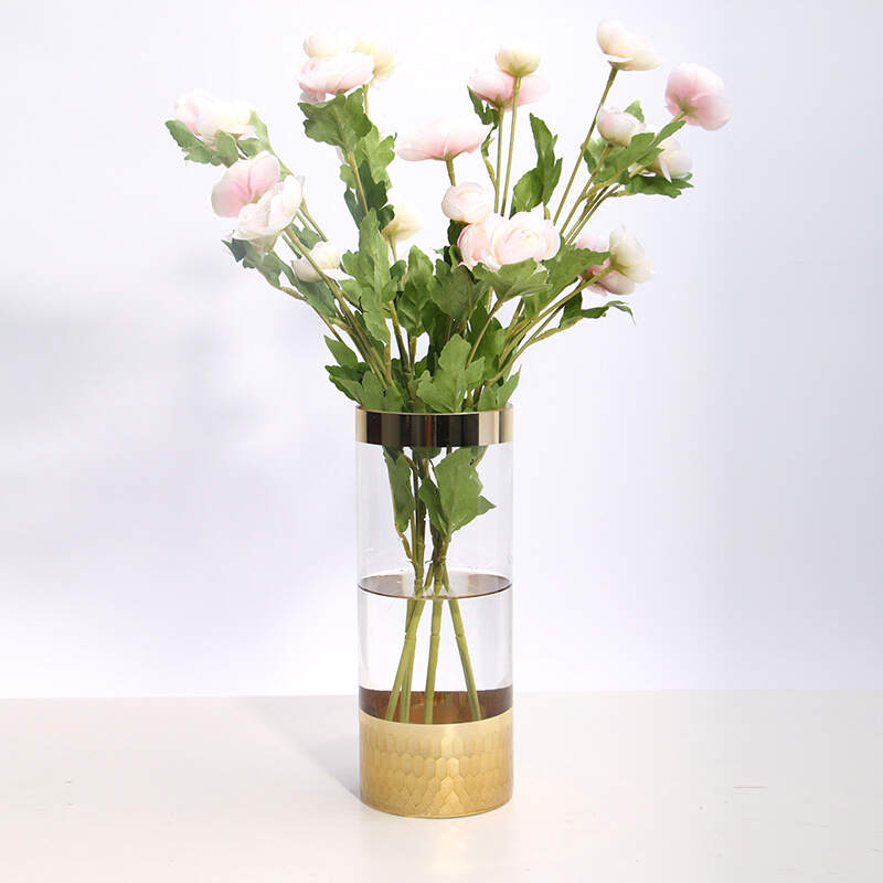 Glass Vase Modern Transparent Hydroponic Flower Vase Home Decoration Ornaments