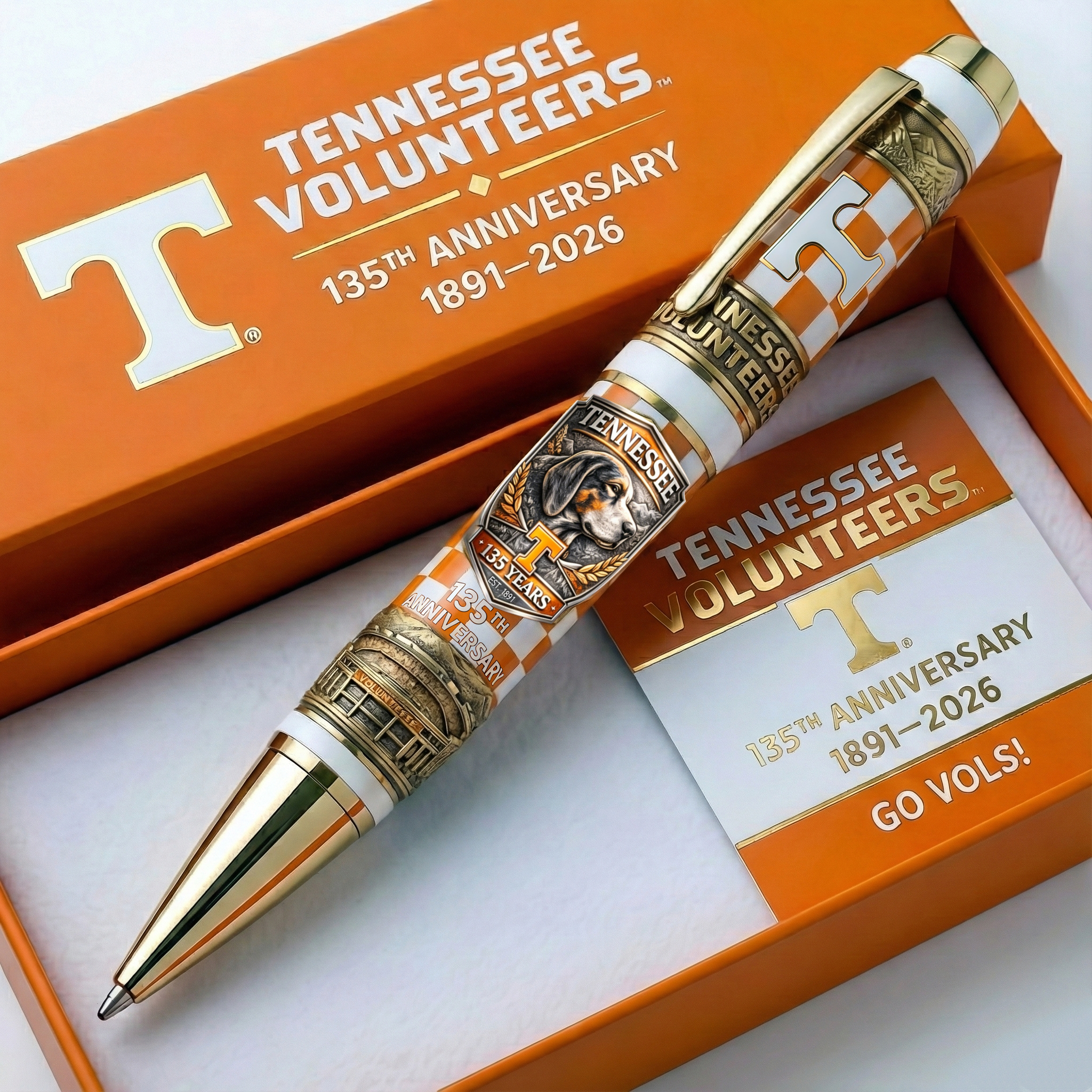 Tennessee Volunteers 135th Anniversary Commemorative Pen