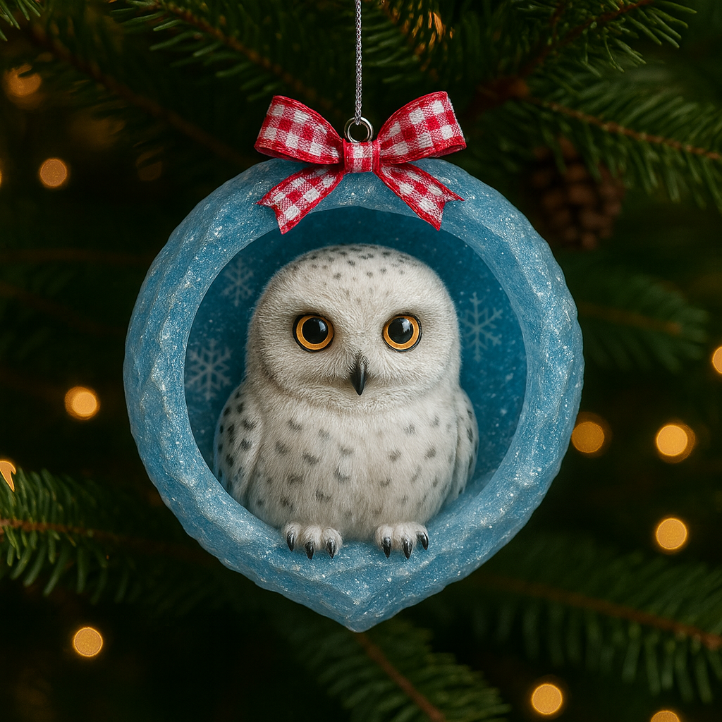 Ice Crystal Cave Animal Ornaments