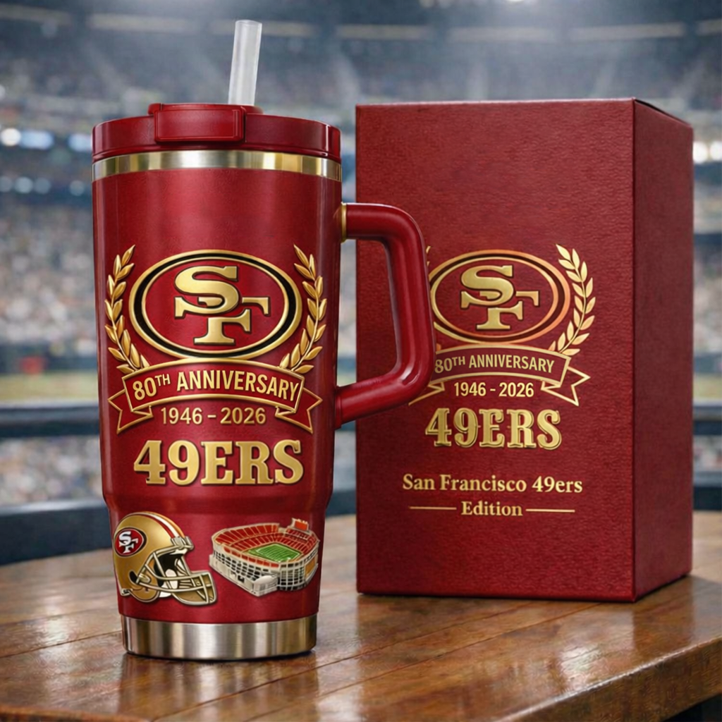 49ERS LIMITED EDITION ANNIVERSARY TUMBLER