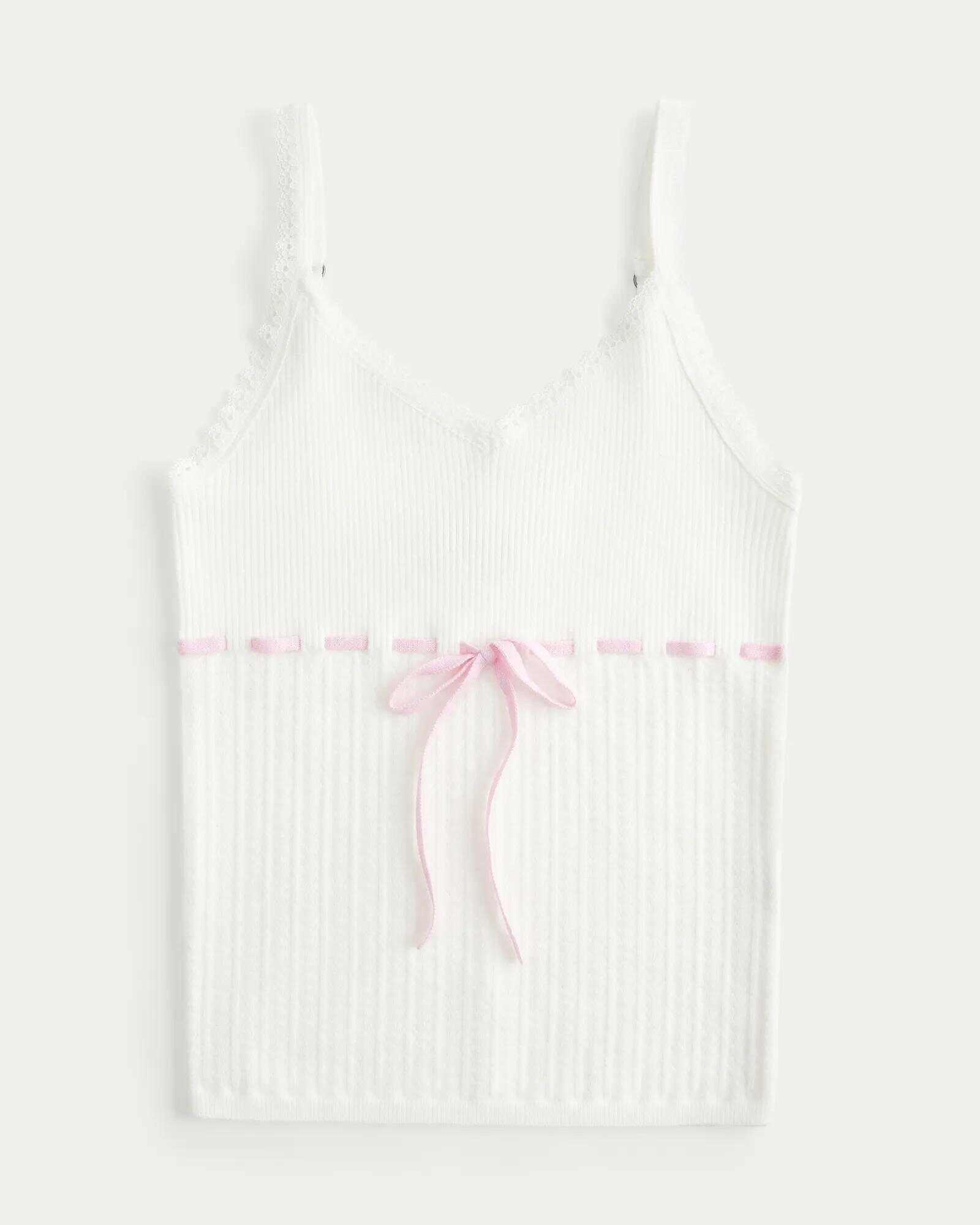 Tie-Front Sweater Tank