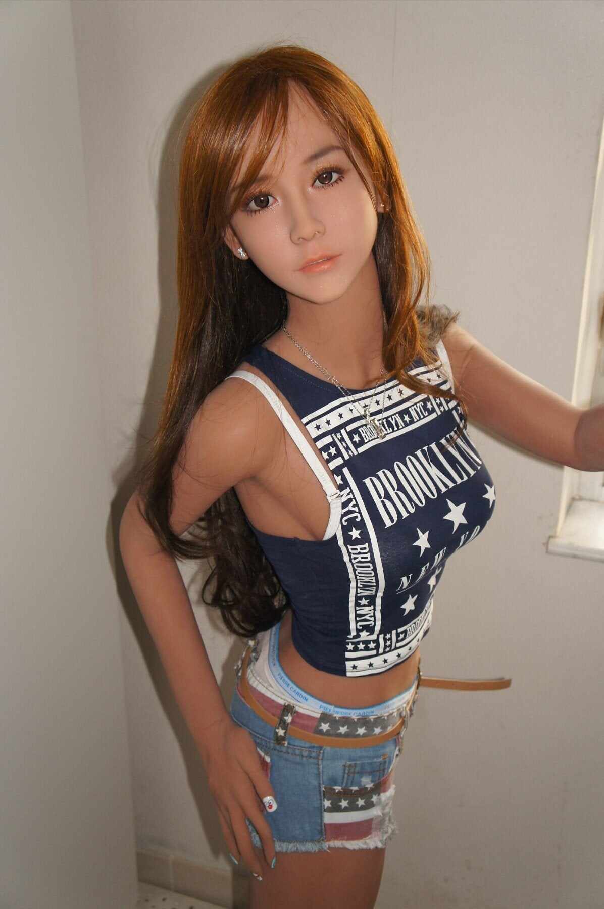 US Stock - Mya 5ft18 / 158cm #97 Head TPE Young Looking Asian Girl Sex Doll